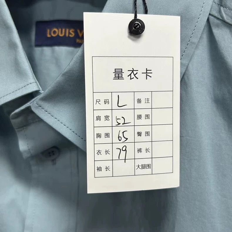 Louis Vuitton louis vuitton Blue printed logo long-sleeved shirt 2502-Nex Size US L / EU 52-54 / 3 - 5 Thumbnail