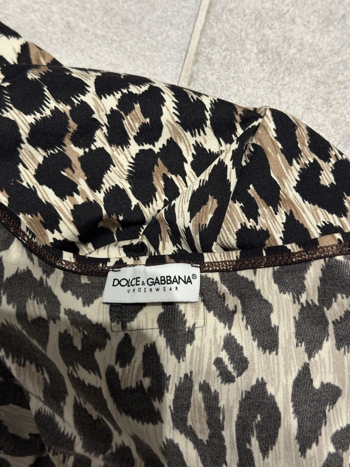 Dolce & Gabbana Dolce&Gabbana Leopard Womens Top T-shirt Size L Size L / US 10 / IT 46 - 7 Thumbnail