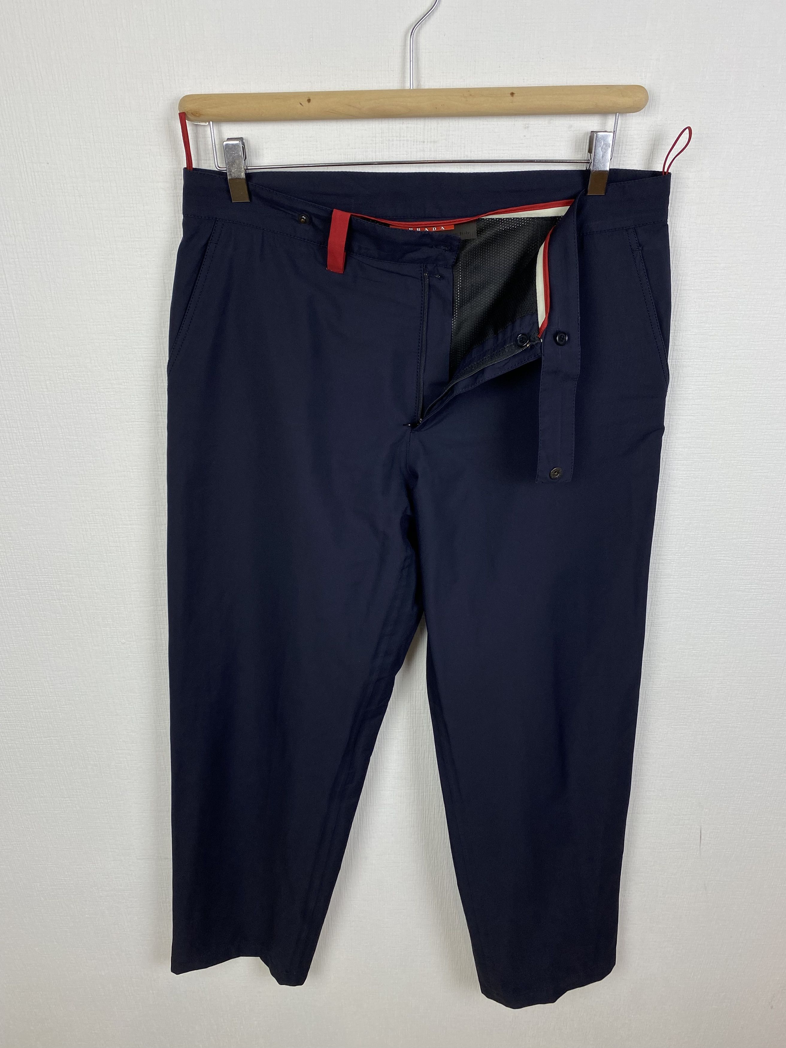 Goretex × Prada × Vintage Prada Nylon GORE-TEX Pants Men Navy size 50 Size US 34 / EU 50 - 3 Thumbnail