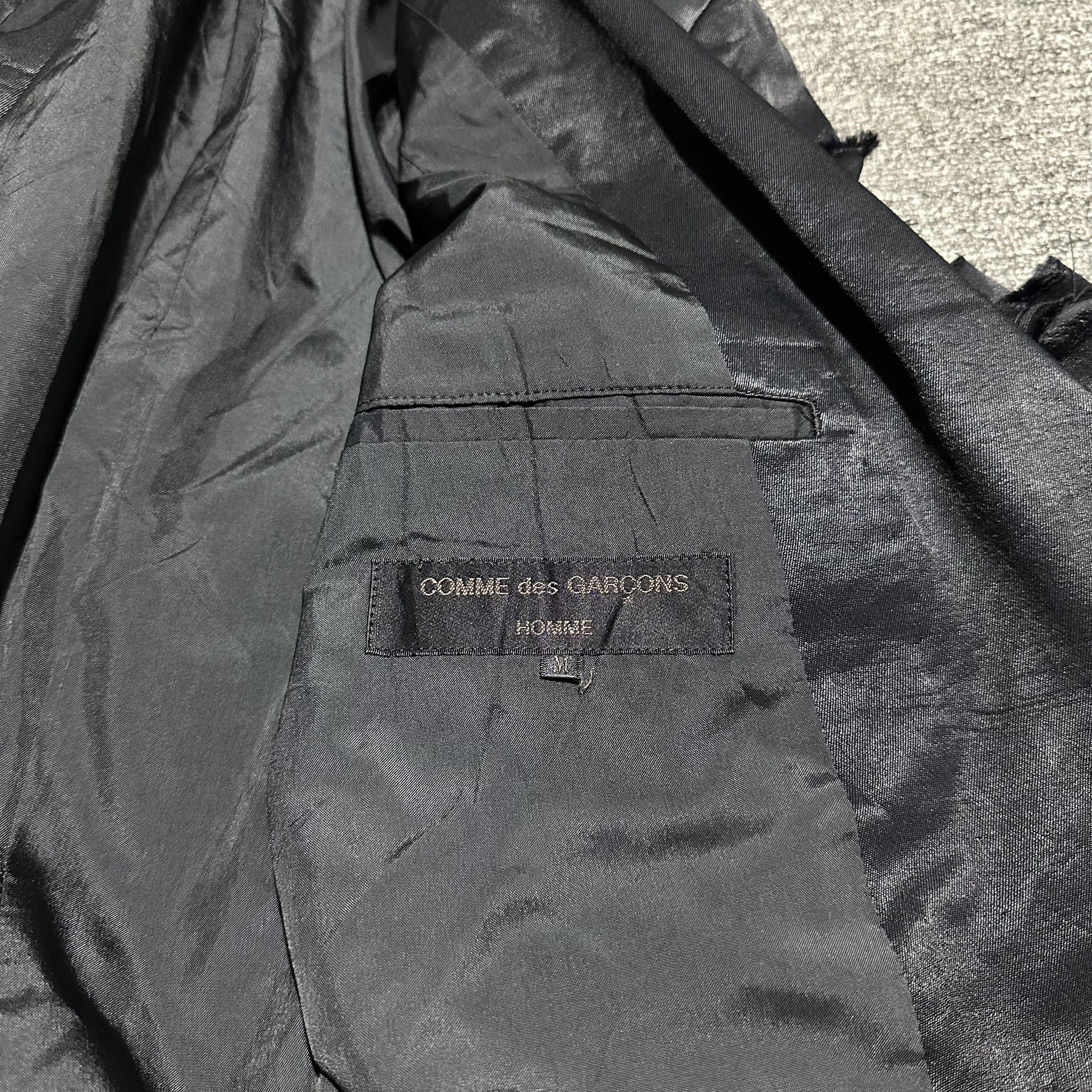 Comme des Garcons Homme Comme des Garcons Distressed Blazer Size US M / EU 48-50 / 2 - 8 Thumbnail