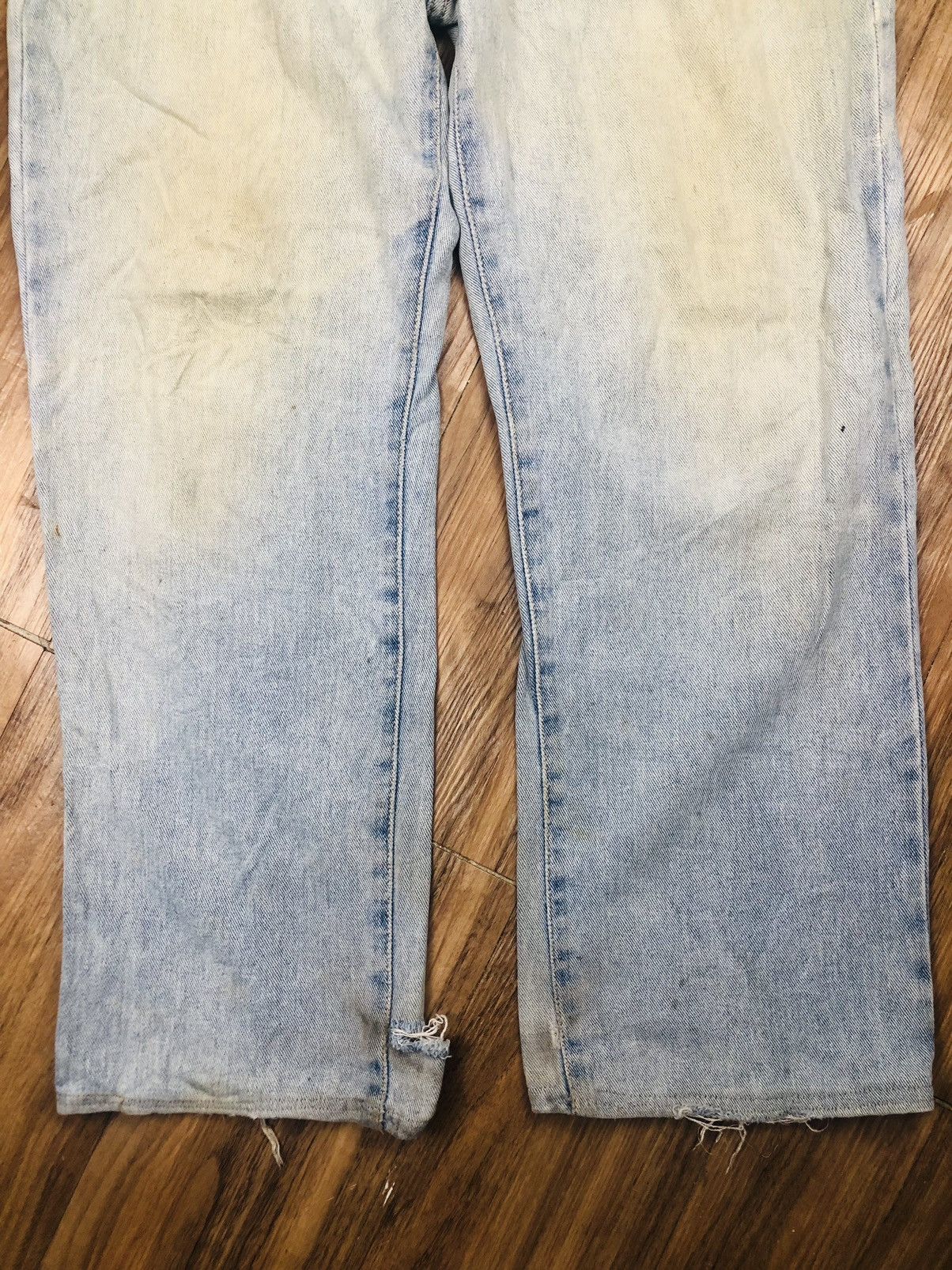 Versace 90s Versace Jeans Couture Straight Leg Denim Light Wash (38) Size US 34 / EU 50 - 4 Thumbnail
