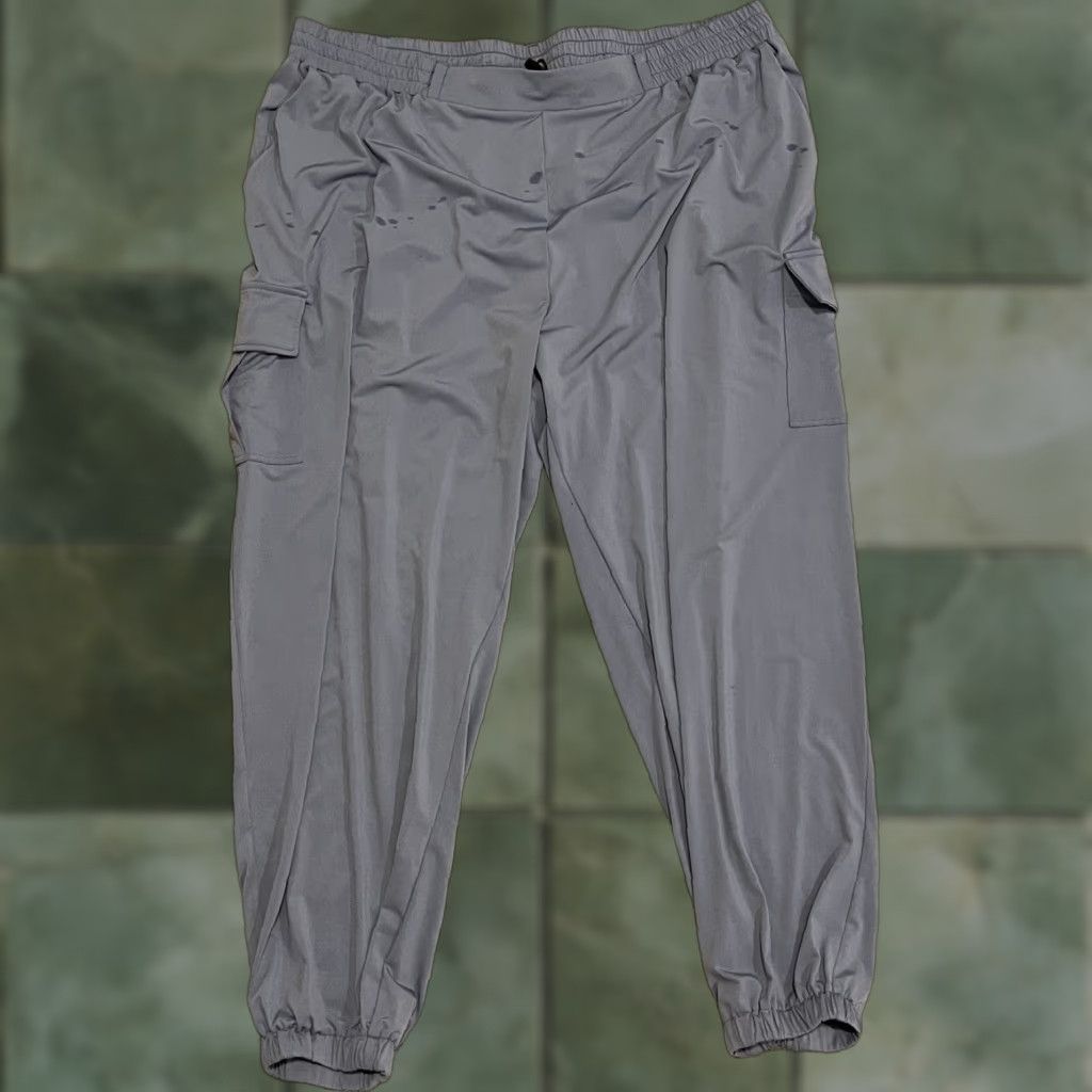 Vintage Serena Williams Signature Statement Casual Pull On Pants XL Light Blue Women Pants Size 40" / US 18 - 1 Thumbnail