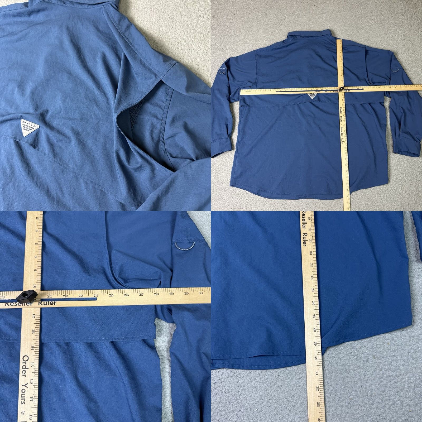 Vintage Columbia PFG Shirt Mens 2XL Blue Button-Up Casual Outdoor Breathable Omni Shade Short Sleeve Sportswear Shirt Mens Size US XXL / EU 58 / 5 - 8 Thumbnail