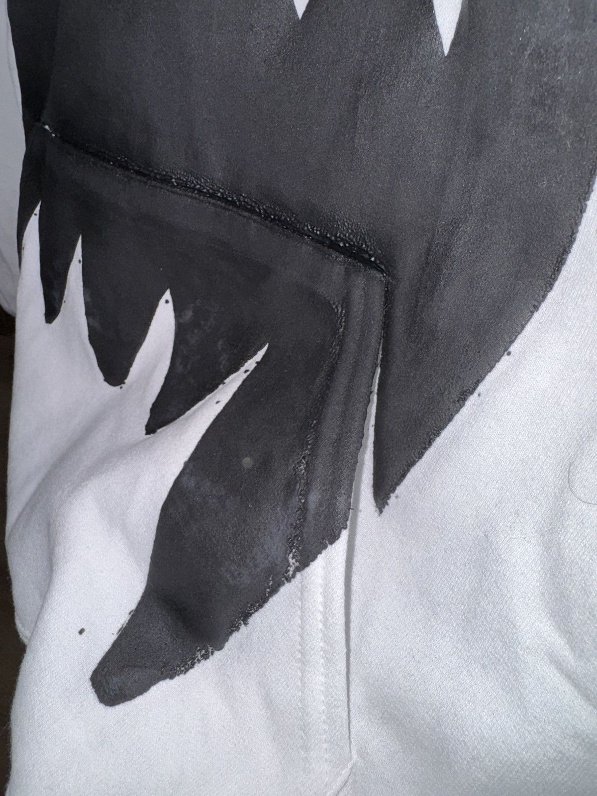 Asspizza Asspizza Puff Print Face Hoodie White 2022 Size US L / EU 52-54 / 3 - 6 Thumbnail