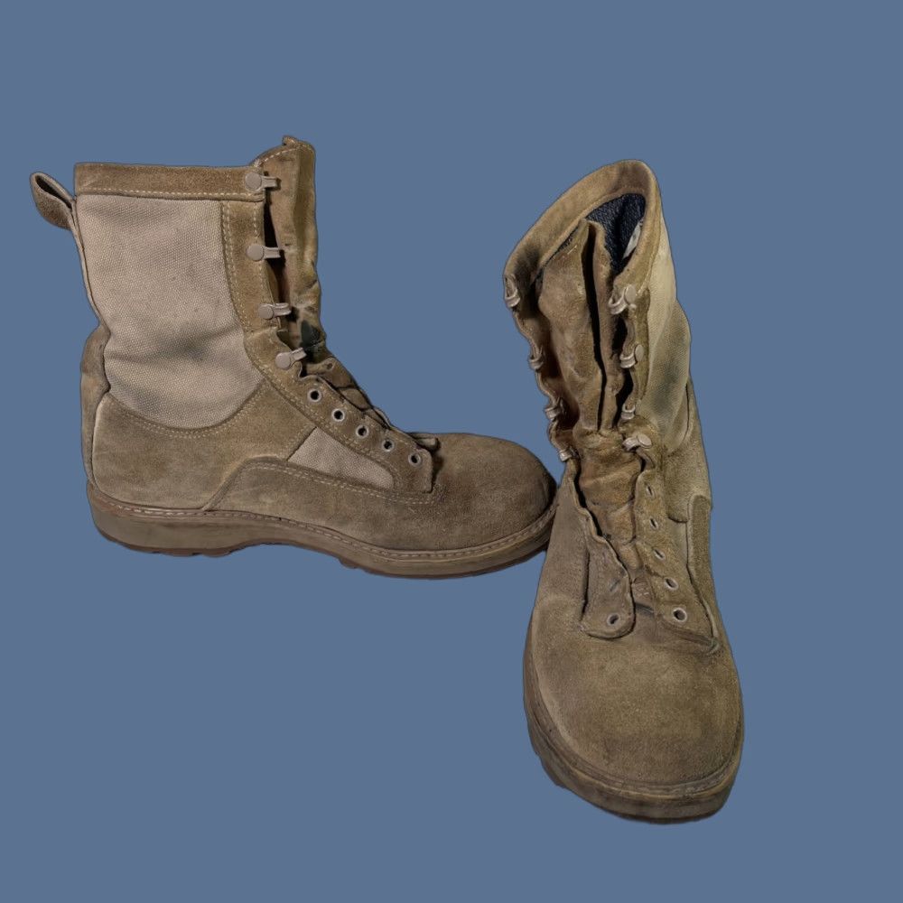 Vintage Bates G-Tex Weather Combat Boots Coyote Brown Mens 12R Vibram No Laces Boots Mens 12 Size US 12 / EU 45 - 1 Thumbnail