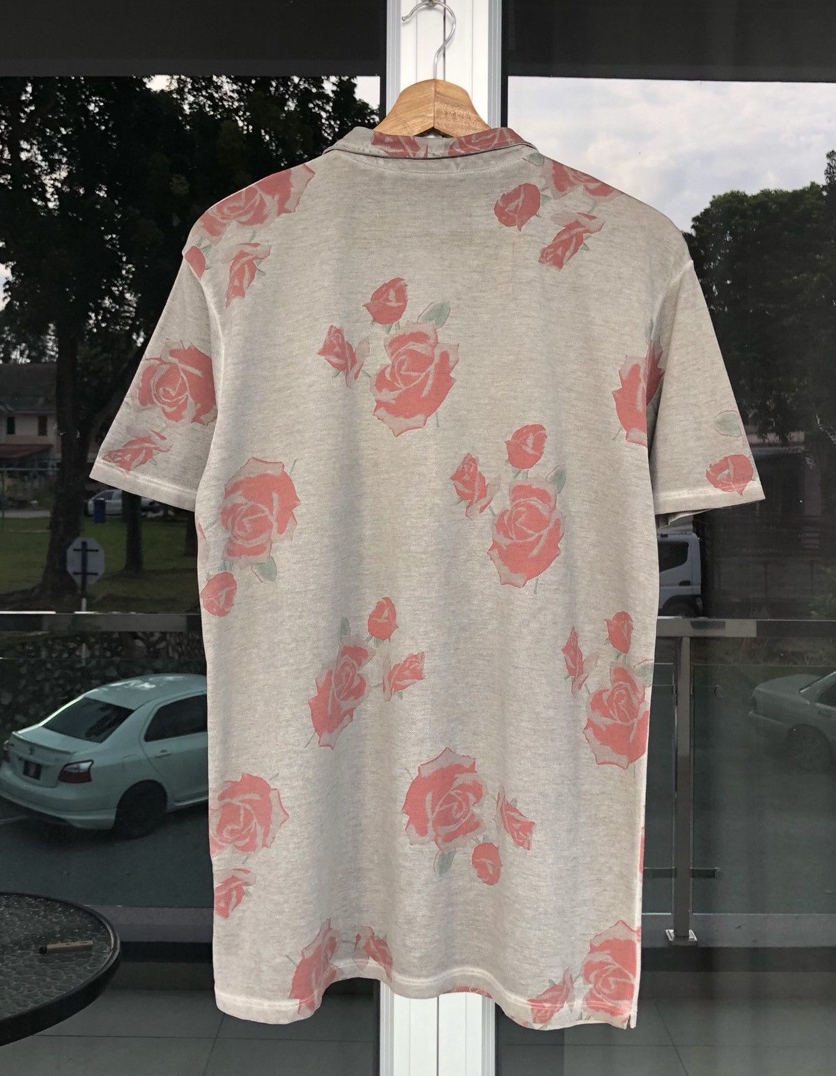 Barneys New York BARNEY'S NEW YORK FLORAL PRINTED MEN POLO TEE Size US M / EU 48-50 / 2 - 2 Thumbnail