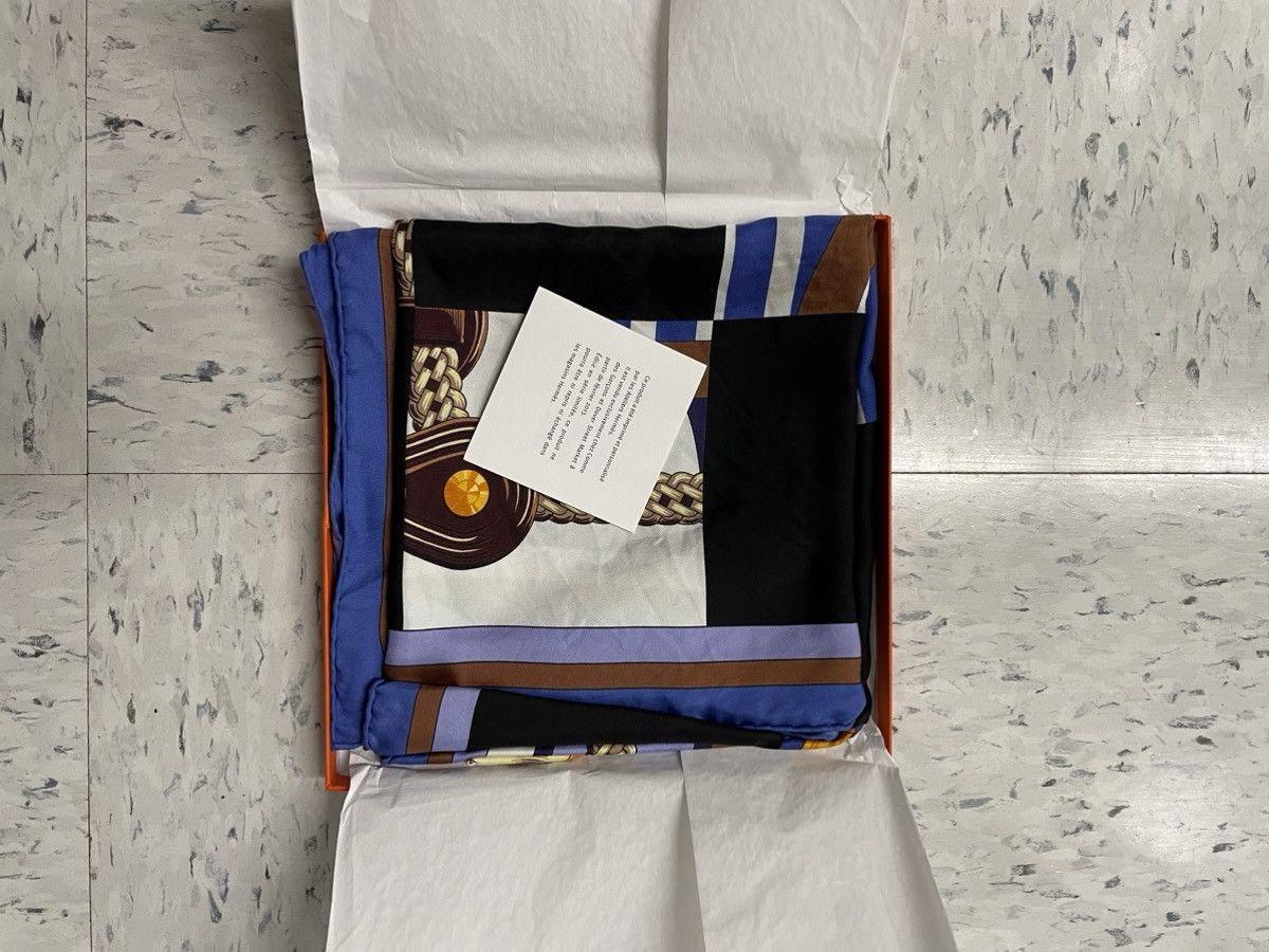 Comme des Garcons × Hermes Rare Comme des Garçons x Hermès Silk Scarf Size ONE SIZE - 4 Thumbnail