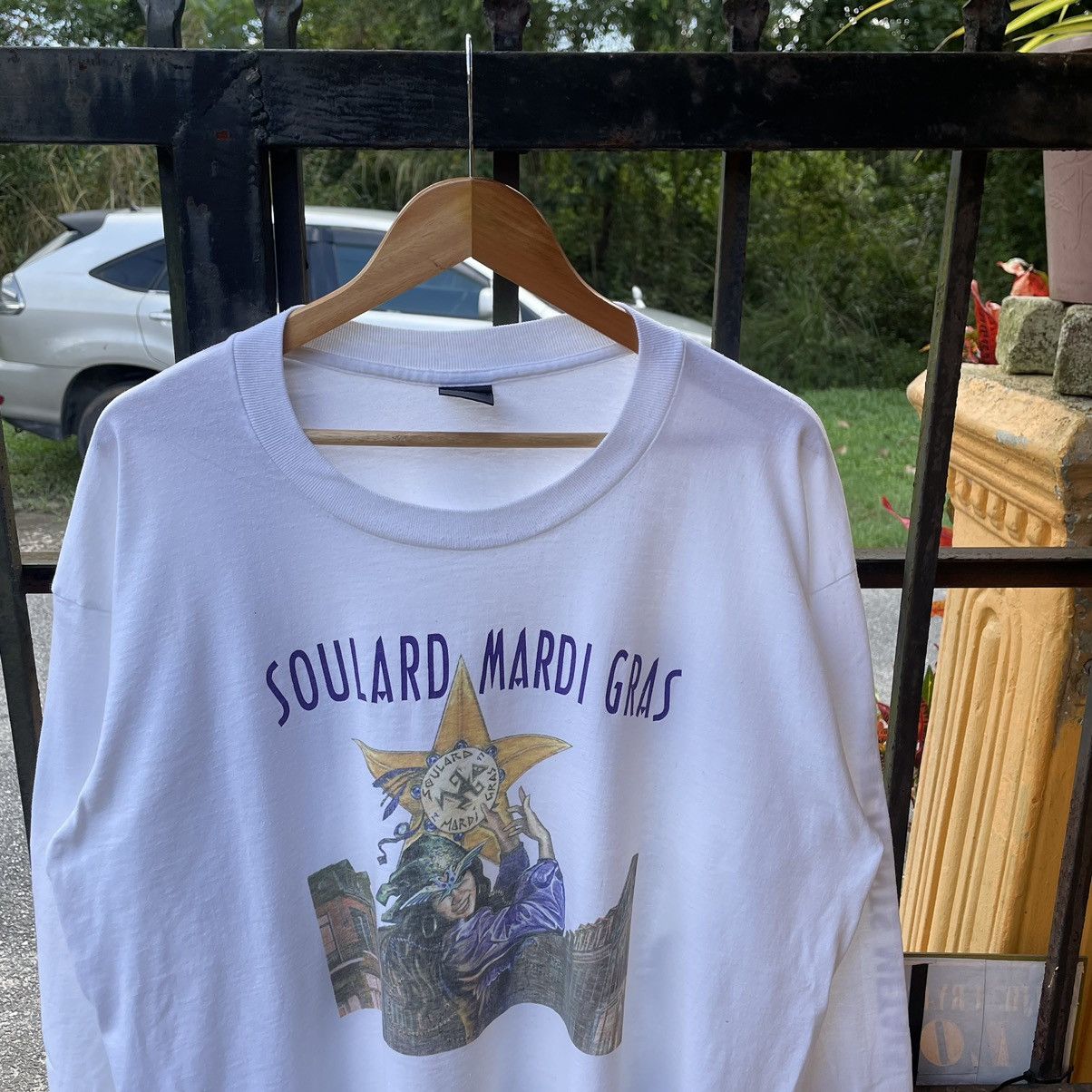 Vintage 🔥Vintage Soulard Mardi Gras Bud Light Promo Event Tee Size US XXL / EU 58 / 5 - 3 Thumbnail