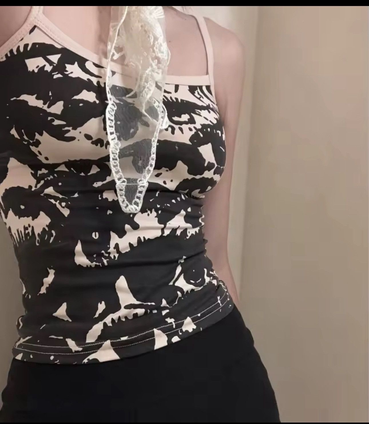 Other All-Over Eye Print Cami Top Size M / US 6-8 / IT 42-44 - 3 Thumbnail