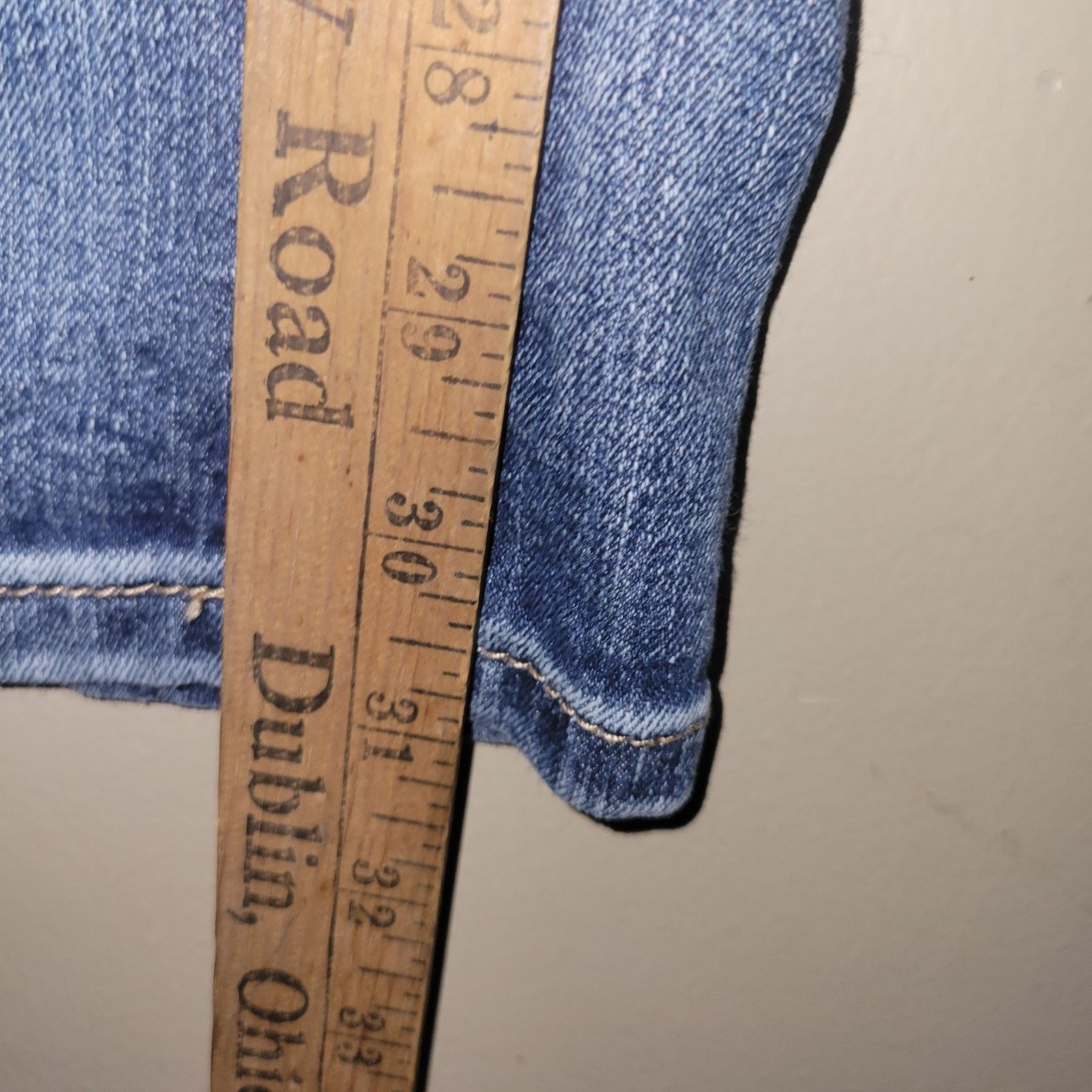 &Daughter Maurices Bootcut Jeans Women 7/8 Regular Blue Denim Zip Size 30" / US 8 / IT 44 - 3 Thumbnail