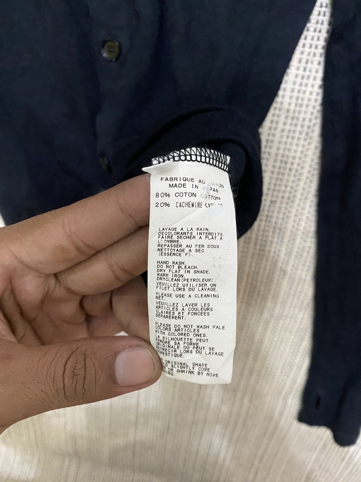 Yohji Yamamoto Yohji Yamamoto Pour Homme Minimalist Collar Shirt Size US M / EU 48-50 / 2 - 7 Thumbnail
