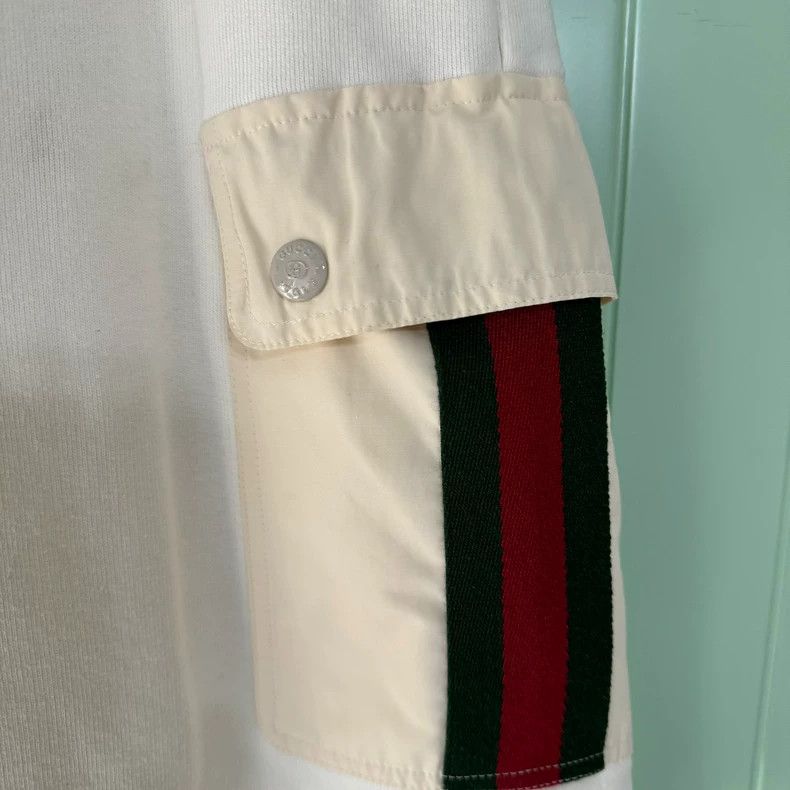 Gucci Gucci SizeXS Solid color multi-pocket tie-string wide versa Size US 27 - 7 Thumbnail