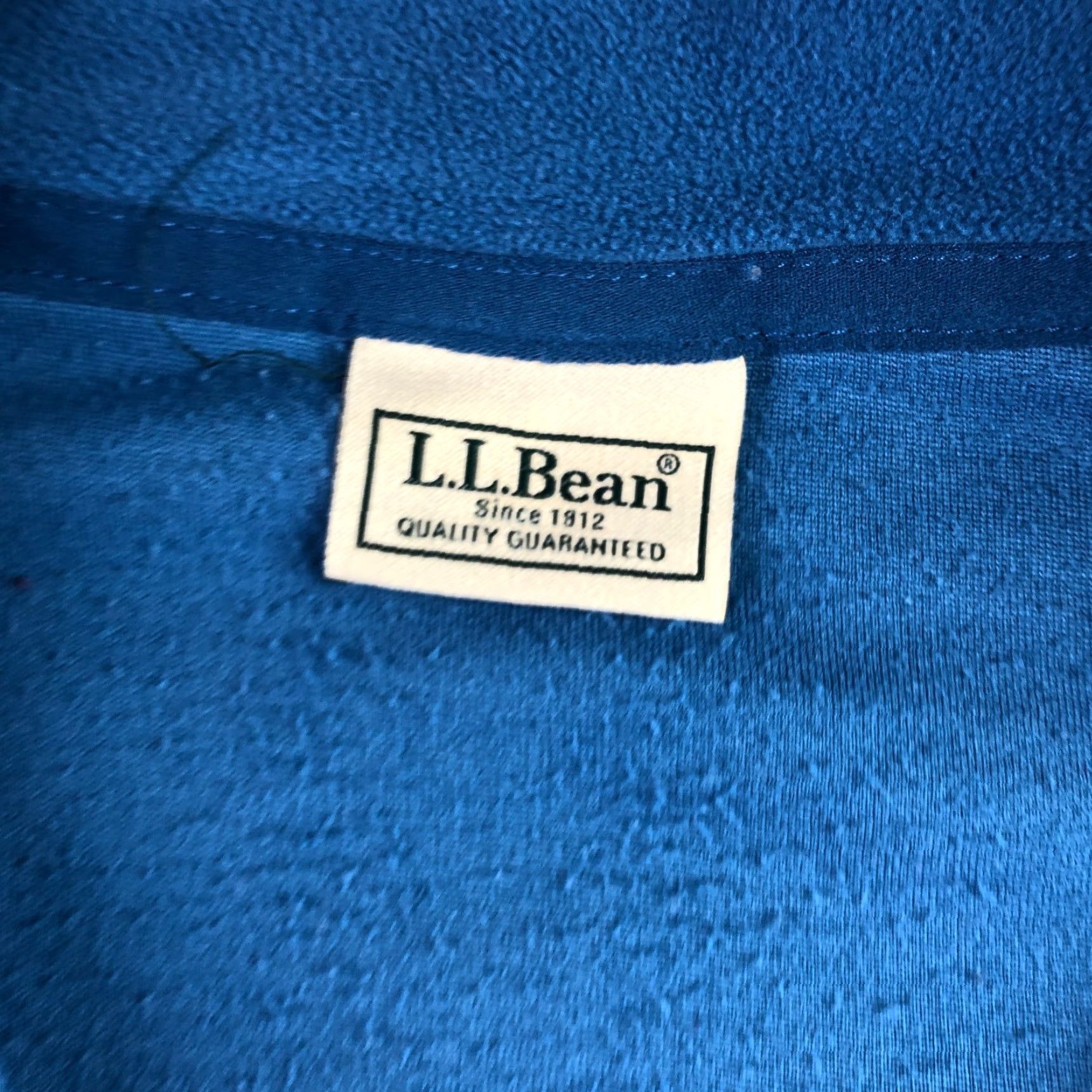 Vintage L.L. Bean Jacket Pullover 1/4 Zip Fleece Blue XL Men’s Regular Size Size US XL / EU 56 / 4 - 3 Thumbnail