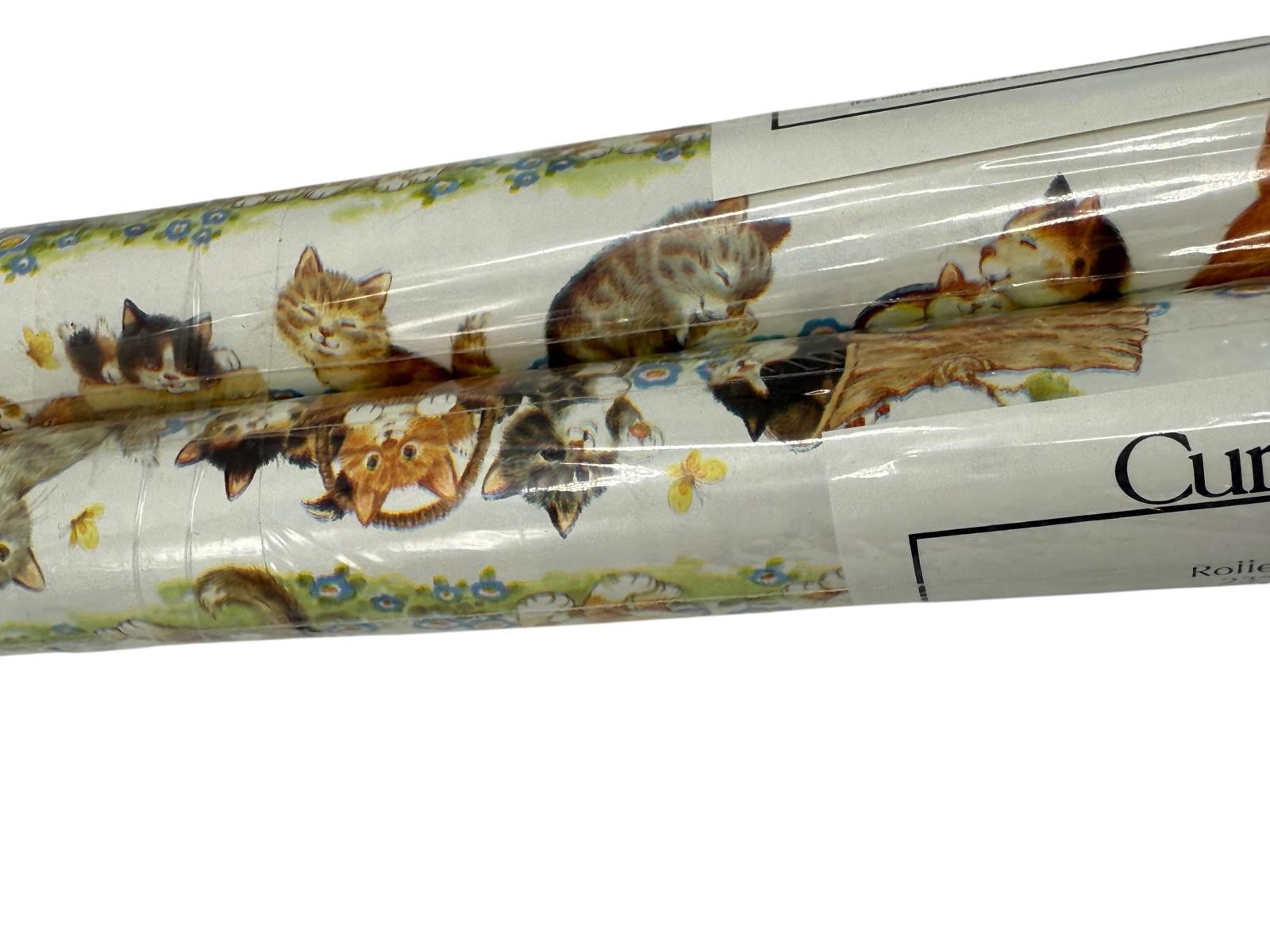 Other Vintage Sealed 1985 Current Cats Rolled Gift Wrap Size ONE SIZE - 6 Thumbnail