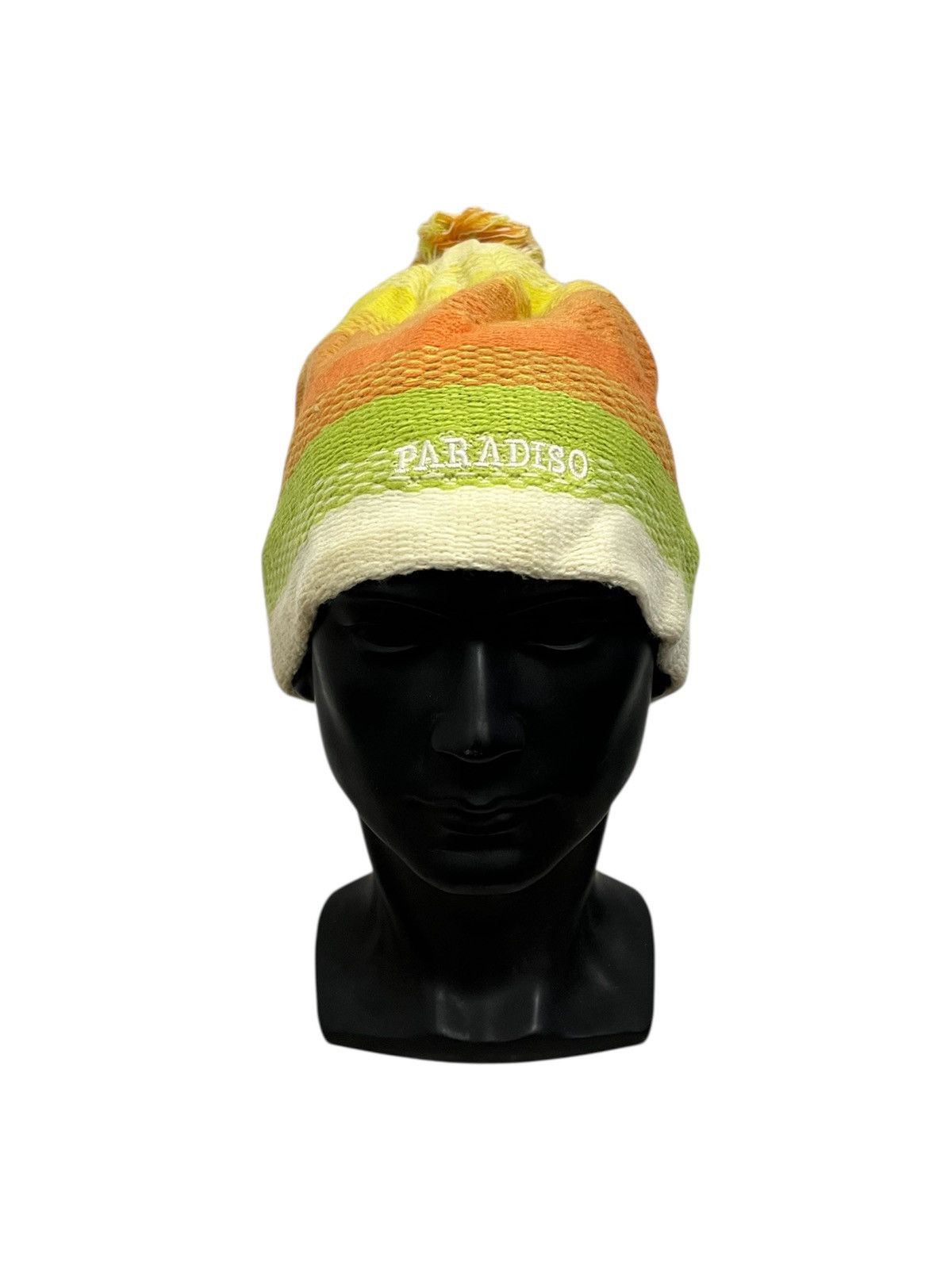 Vintage Vintage paradiso Multicolour Beanie Hat Size ONE SIZE - 1 Thumbnail