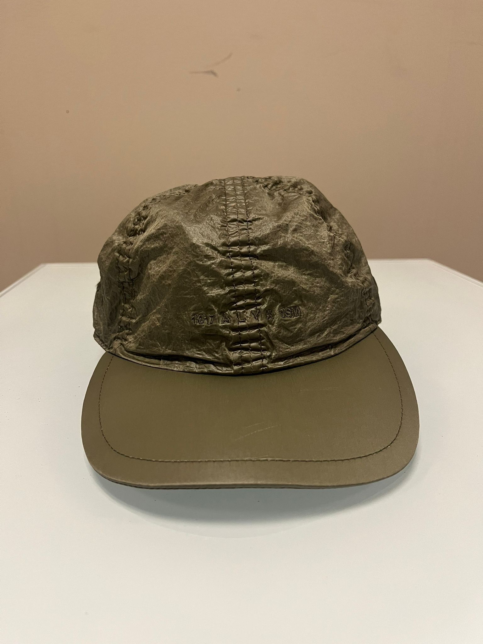 Alyx Logo Hat With Nylon Buckle in Brown | Grailed