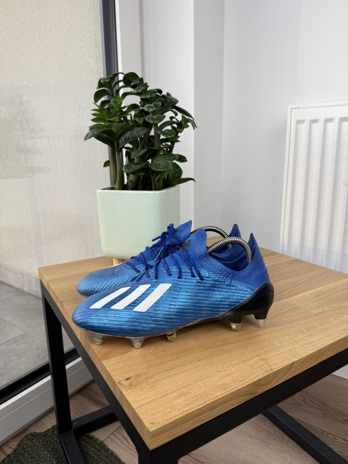 Adidas ADIDAS RARE X 19.1 FG FOOTBALL SOCCER CLEATS TECHFIT BOOTS Size US 8 / EU 41 - 1 Thumbnail