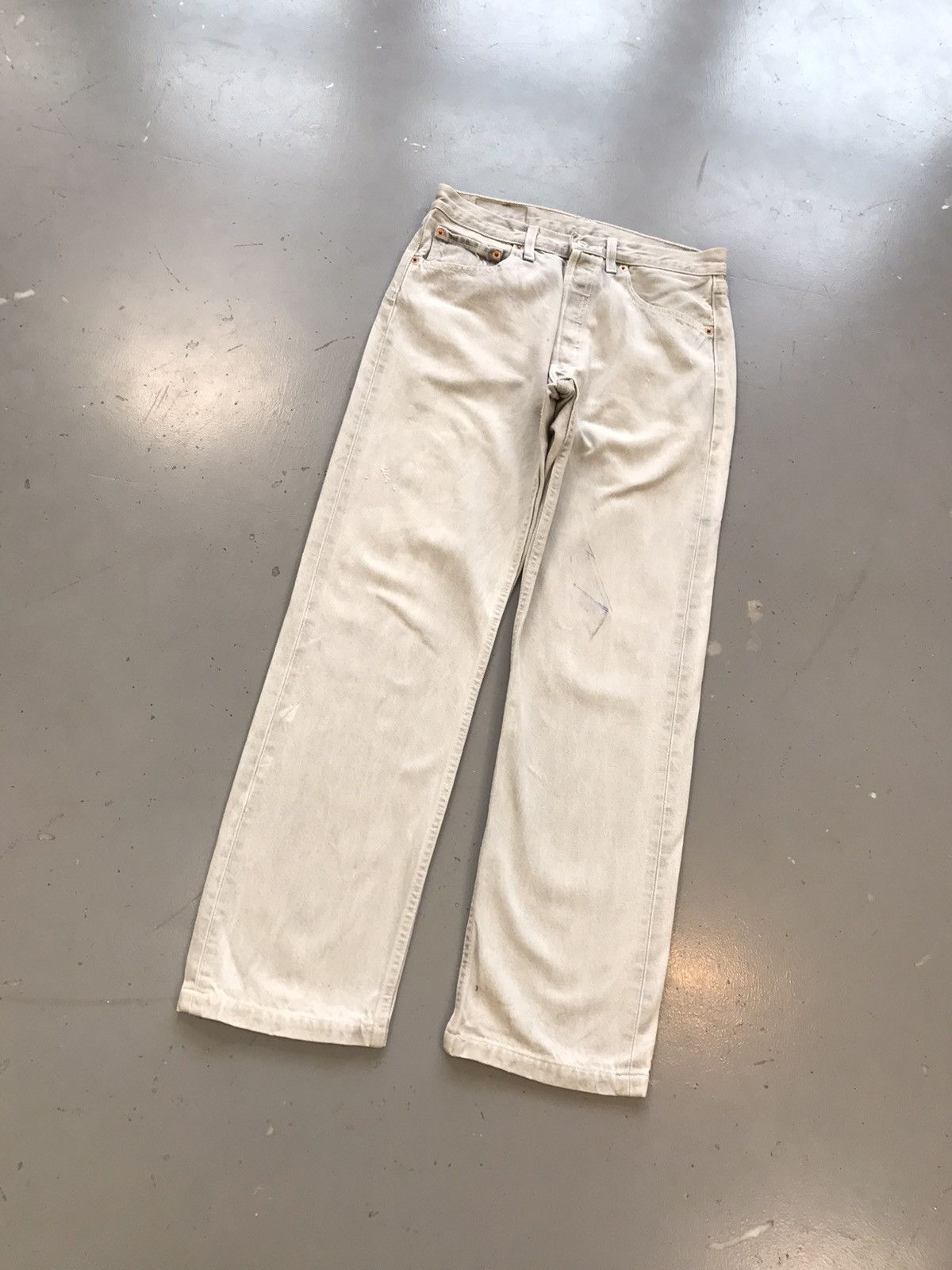 Levi's × Vintage Vintage Levi’s straight fit botten up denim Size US 31 - 2 Thumbnail