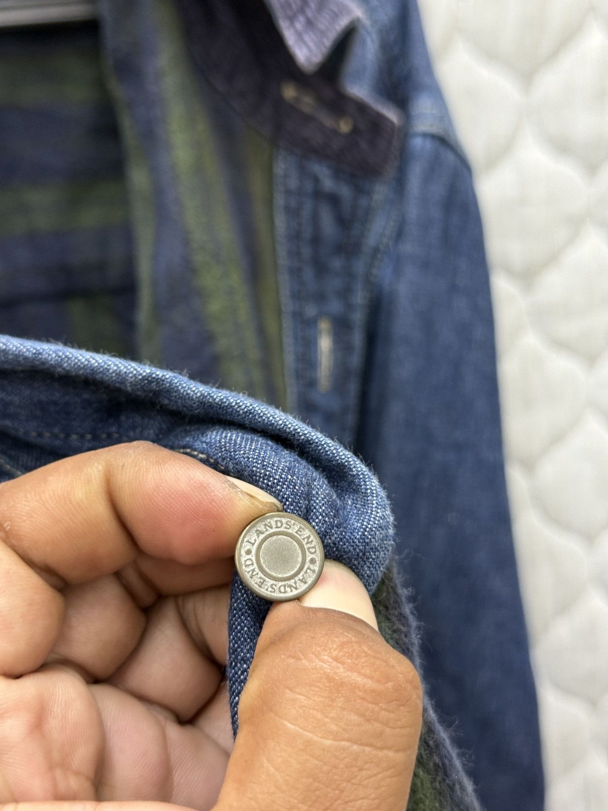Lands' End 🔥🔥🔥ARCHIVE LANDS END DENIM SHIRTS Size US L / EU 52-54 / 3 - 10 Thumbnail