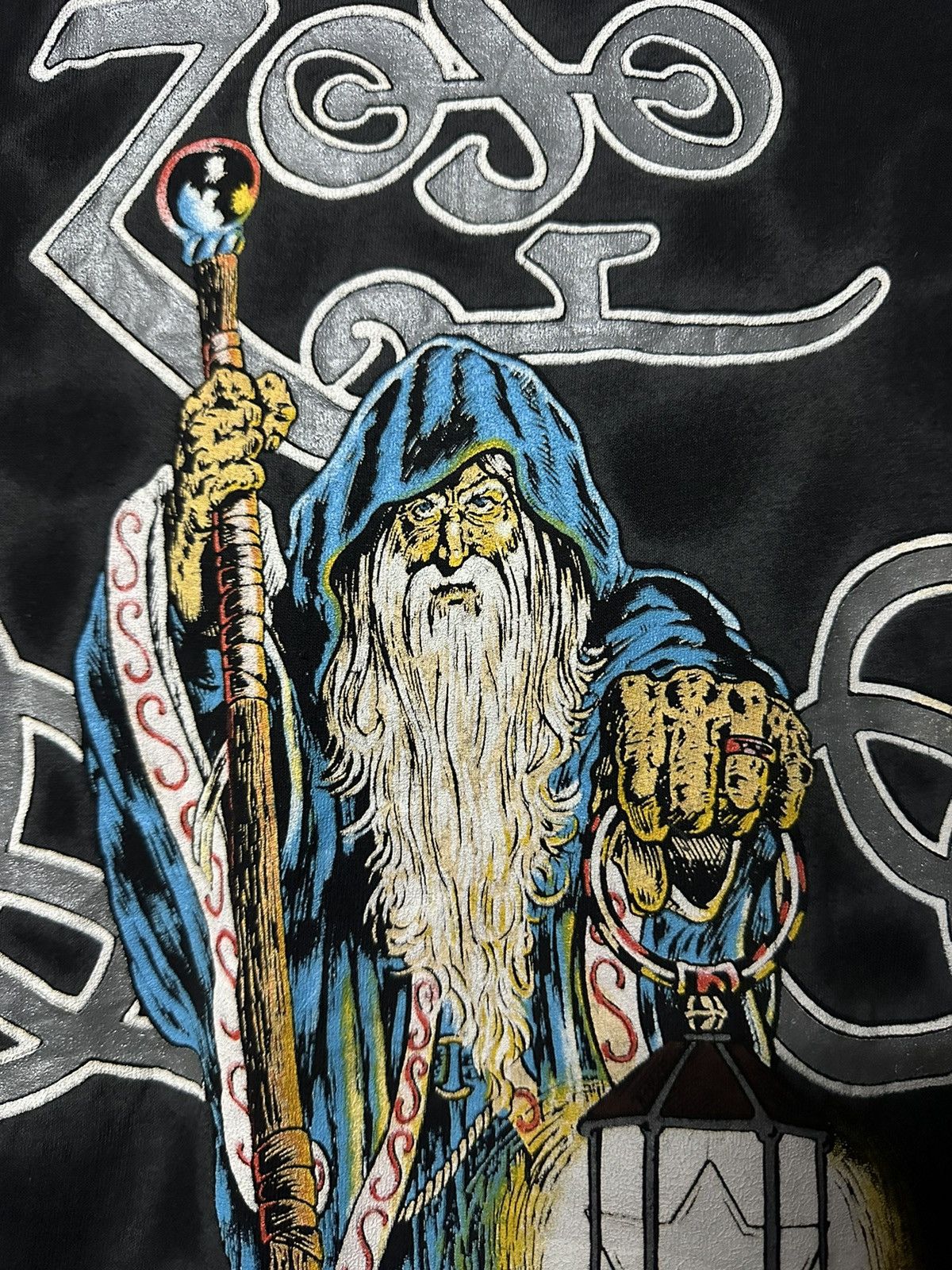 Band Tees × Vintage Vintage 80s Led Zeppelin Promo Faded Tee Size US M / EU 48-50 / 2 - 3 Thumbnail