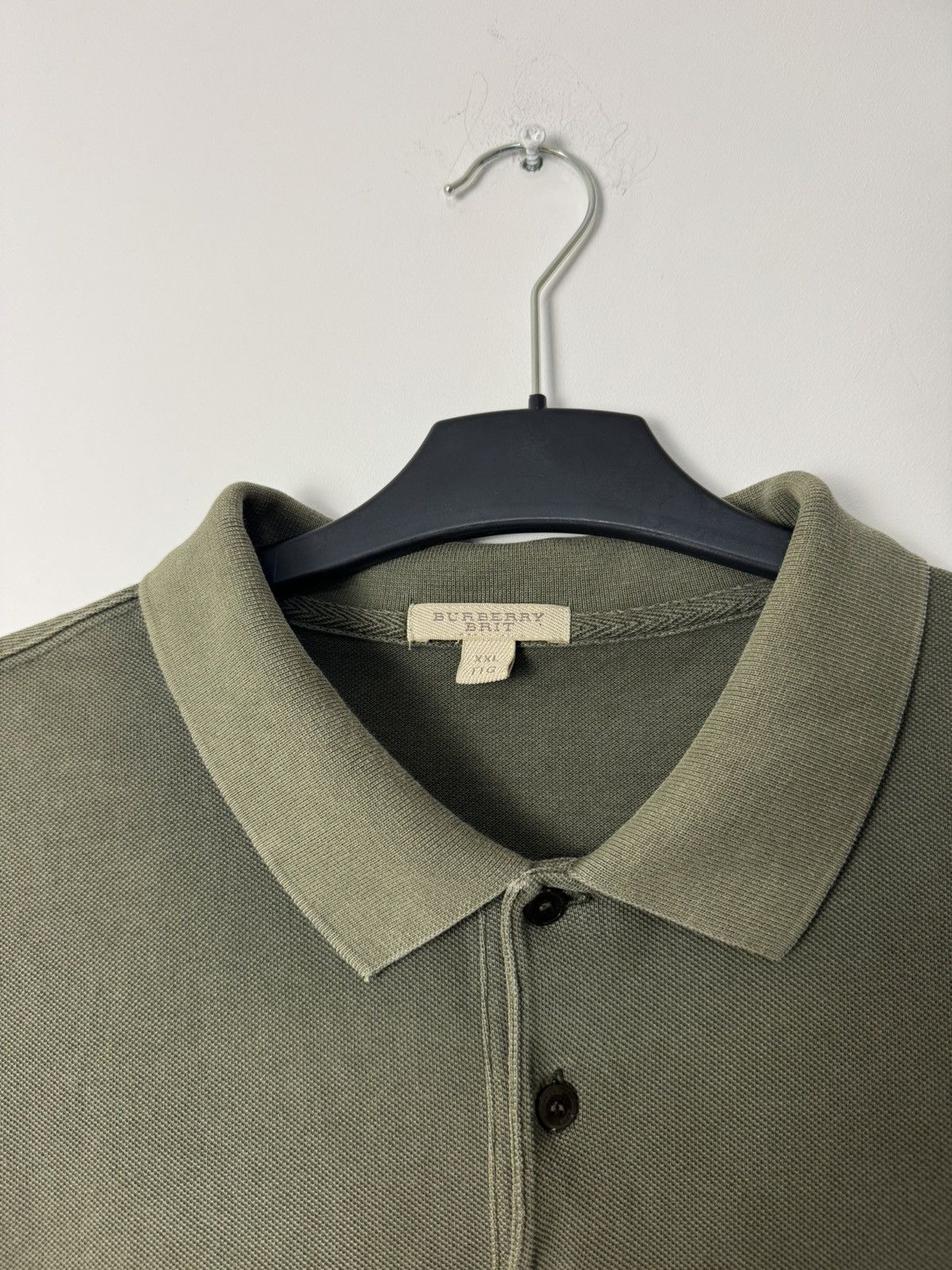 Burberry Burberry Polo big logo luxury designer olive Size US XXL / EU 58 / 5 - 7 Thumbnail