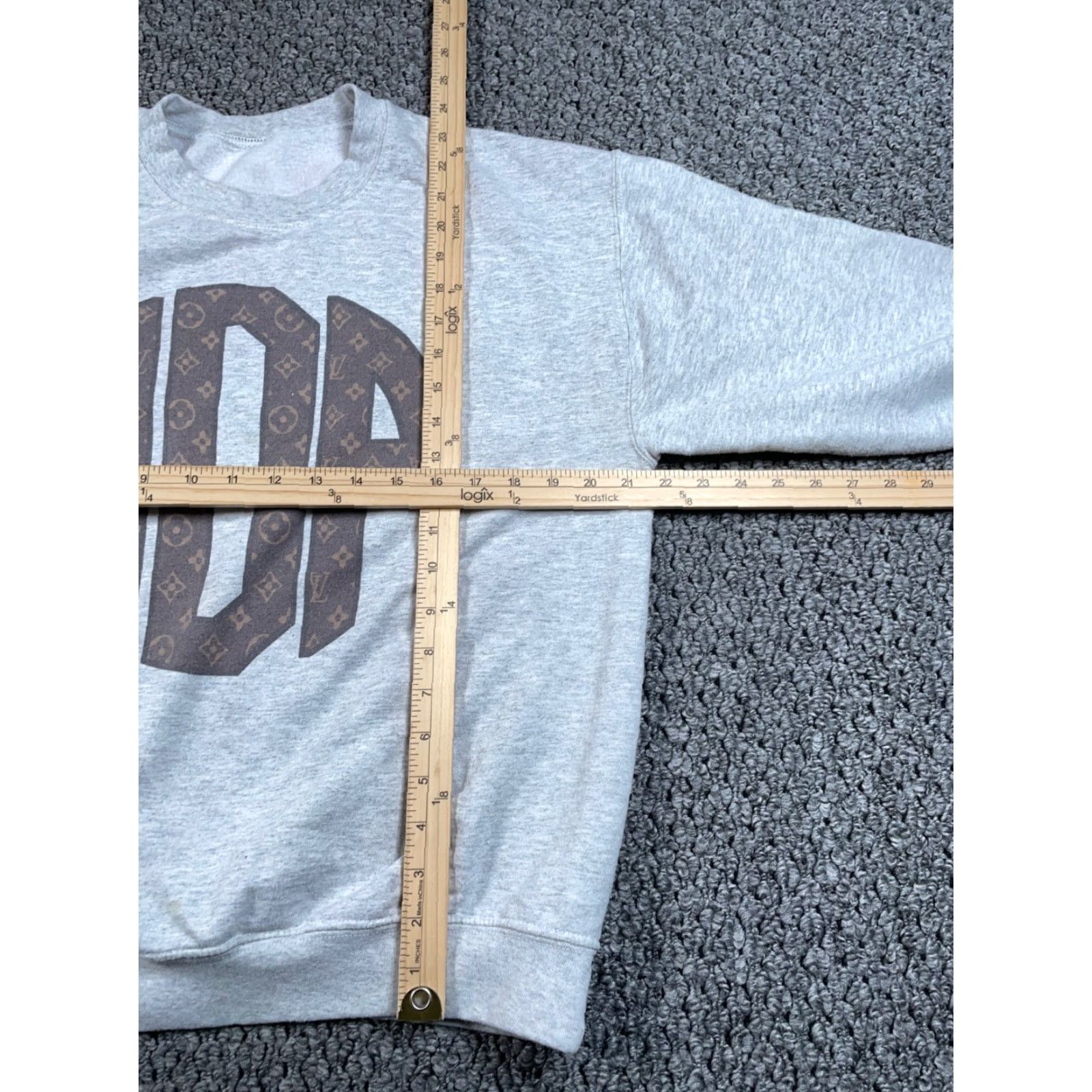 J Brand Vintage Brand Pattern Style Sweatshirt MDP Luxury Adult Medium Gray Crewneck Streetwear Ladies? Size US L / EU 52-54 / 3 - 5 Thumbnail