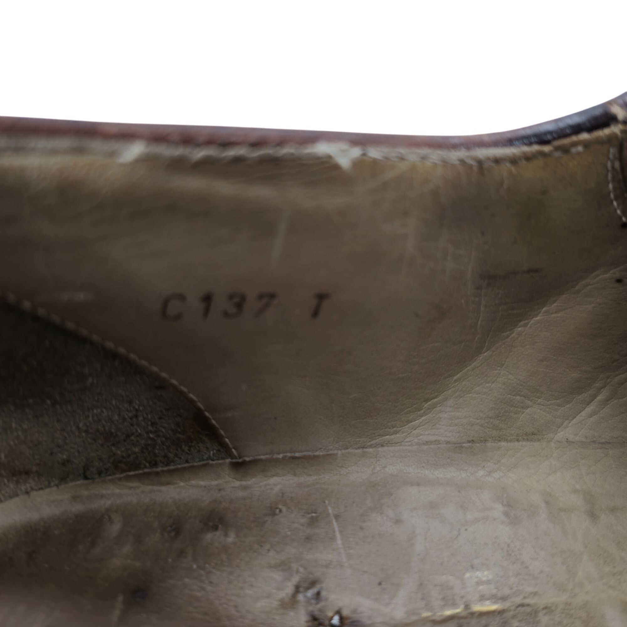 Church's Vintage Church's Custom Grade Exotic Elephant Trunk Brown 10 Size US 10 / EU 43 - 11 Thumbnail