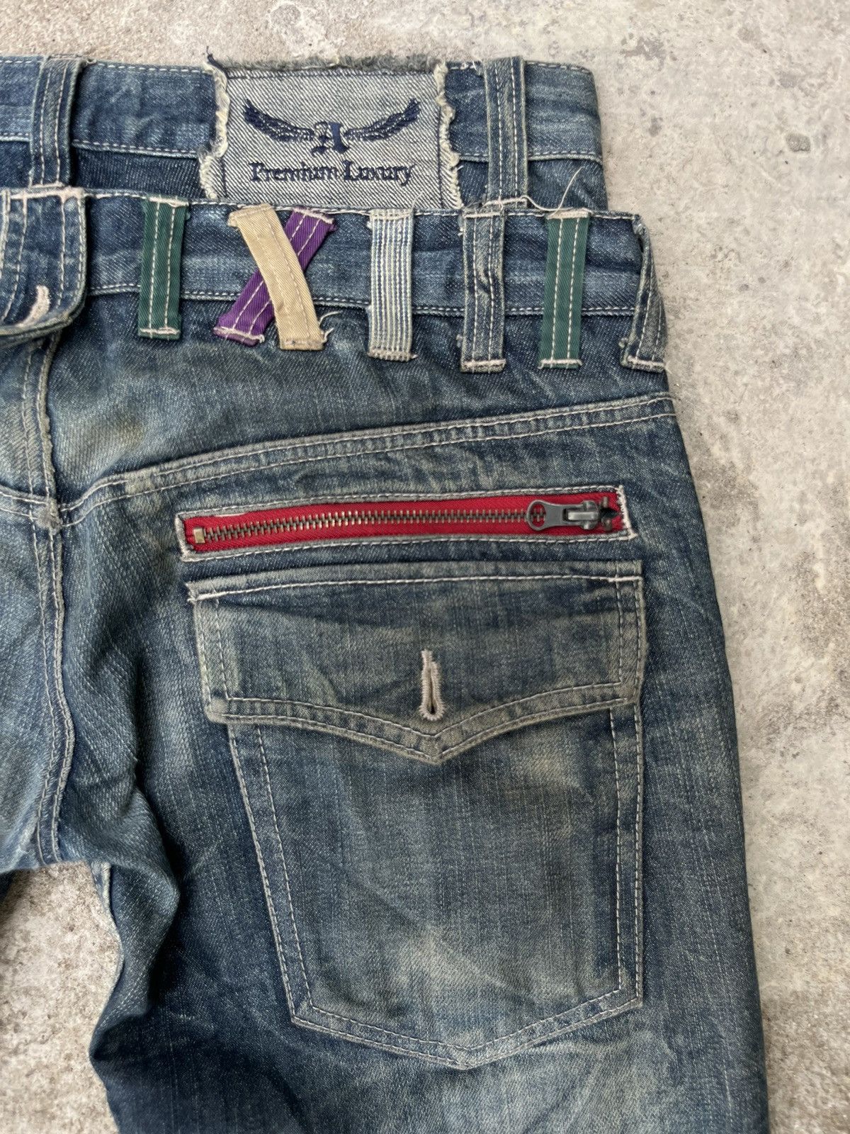 Japanese Brand Rare Antfui Jeans Double Waist Denim Size US 30 / EU 46 - 12 Thumbnail