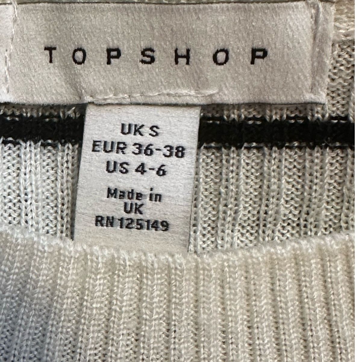Topshop Topshop stripes long sleeves crew neck sweater size 4-6 Size M / US 6-8 / IT 42-44 - 3 Thumbnail
