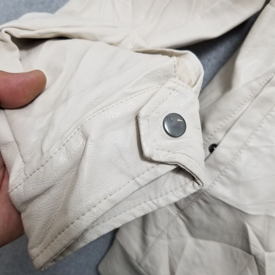 Forever 21 Forever 21 Jacket Mens Medium Zip Polyurethane Faux Leather Size US M / EU 48-50 / 2 - 8 Thumbnail