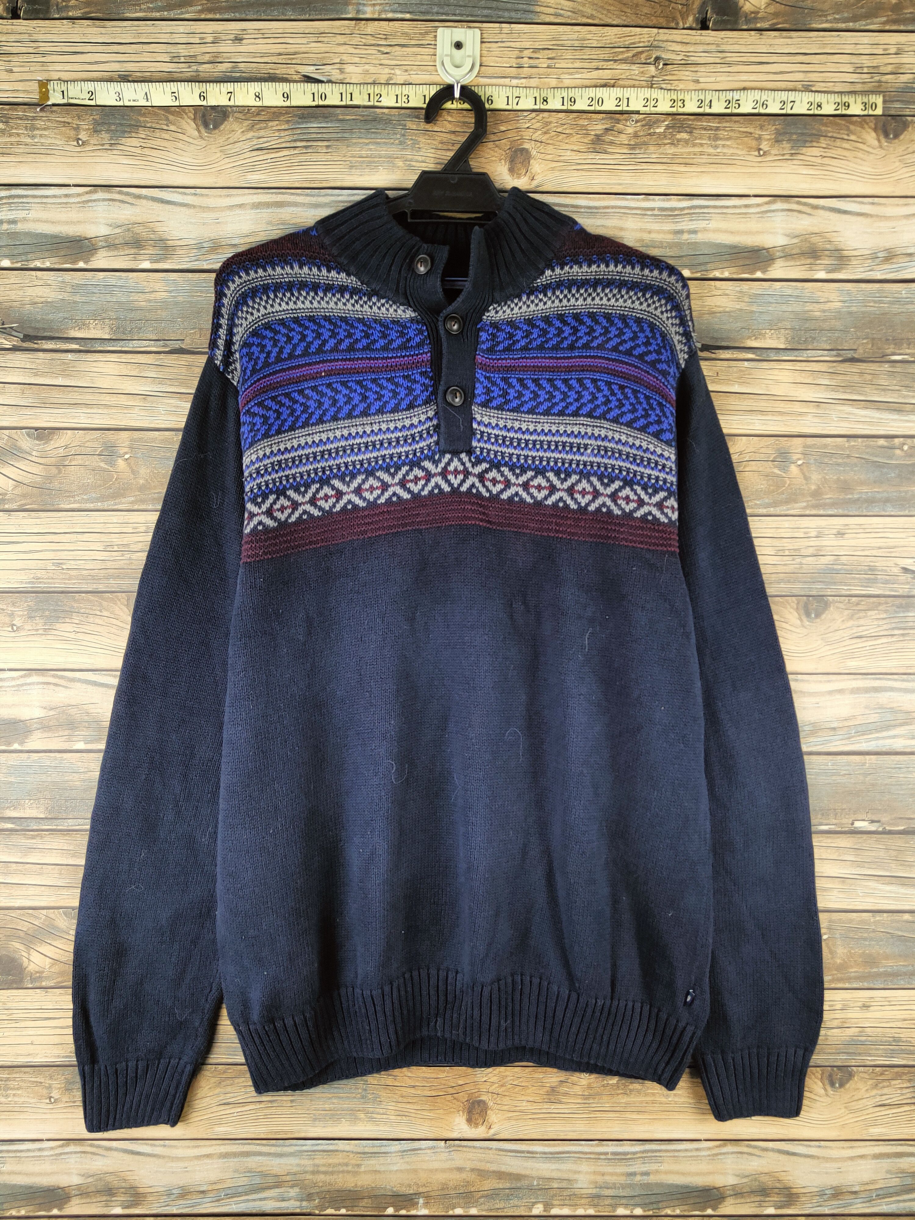 Chaps DL Chaps Navy Knitwear Sweatshirts #46-1015 Size US L / EU 52-54 / 3 - 1 Thumbnail