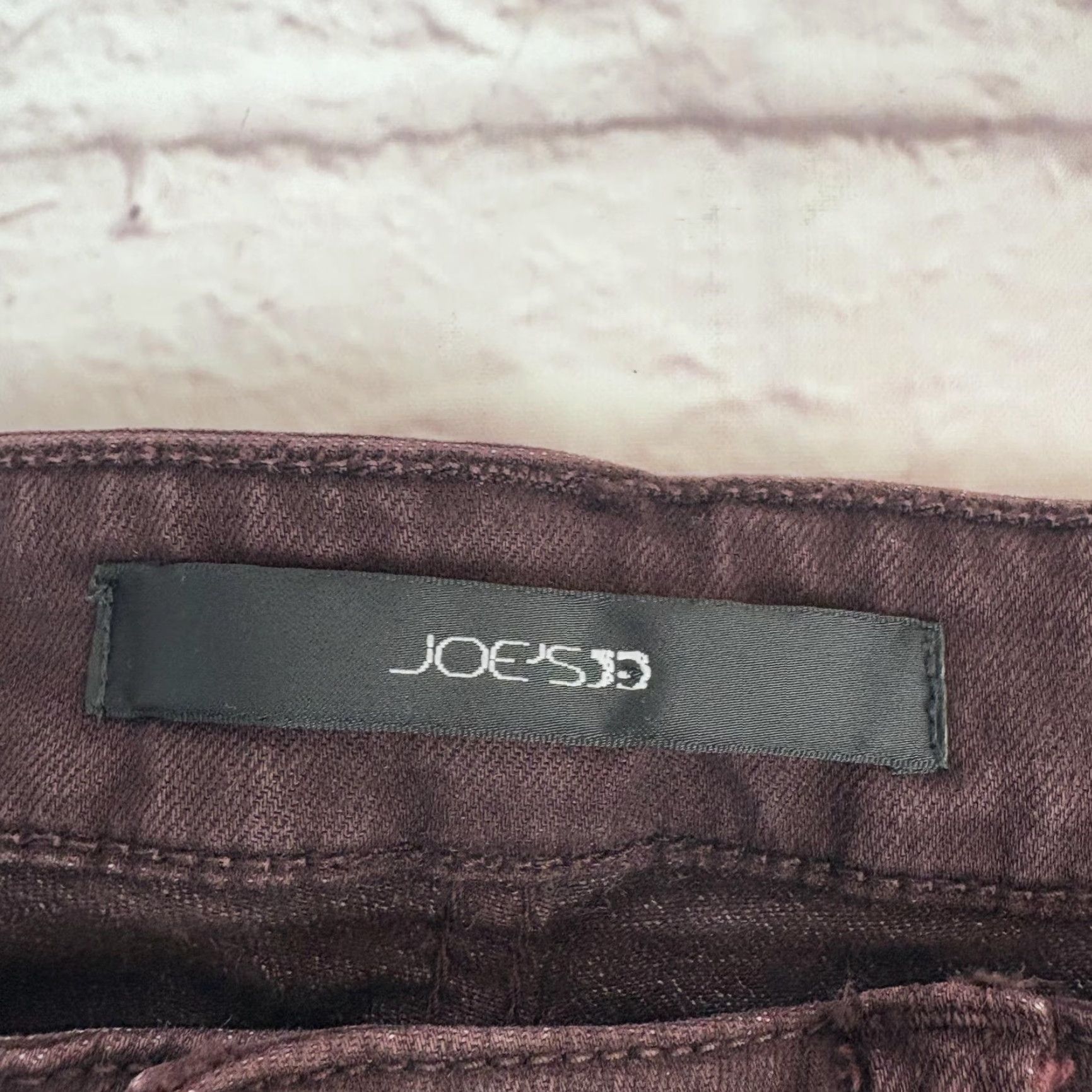 Vintage Joes Jeans Visionaire Skinny Jeans Womens 28 Dark Purple Mid Rise Stretch Denim Size 28" / US 6 / IT 42 - 4 Thumbnail