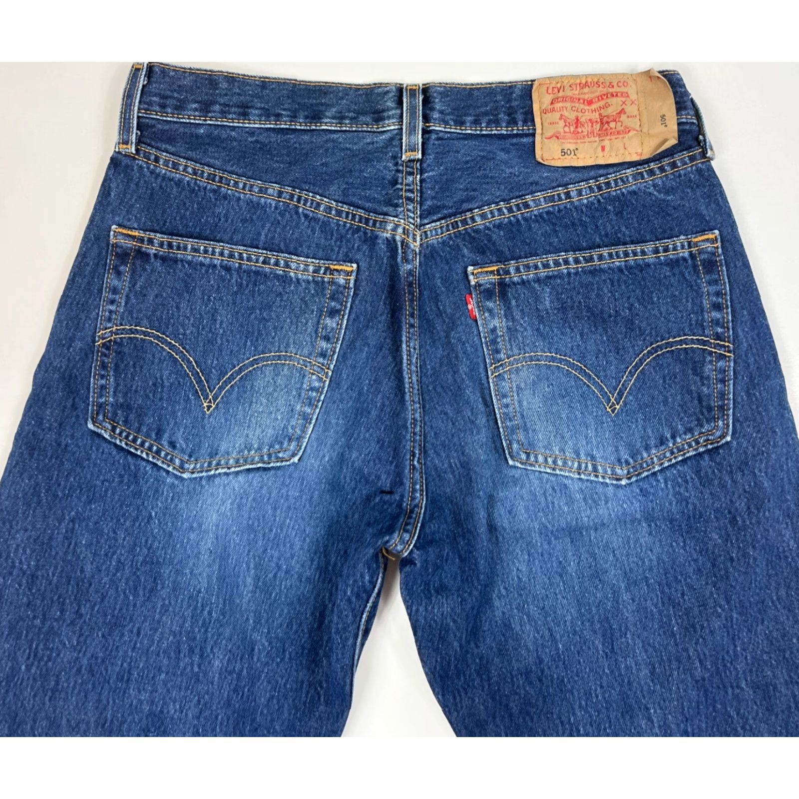Levi's VINTAGE Levi's 501 Jeans Main Point Levi's 501 Jeans Men 33x30 Blue 90s Red Tab Straight Vintage Men’s 501 90s Jeans Size US 33 - 5 Thumbnail