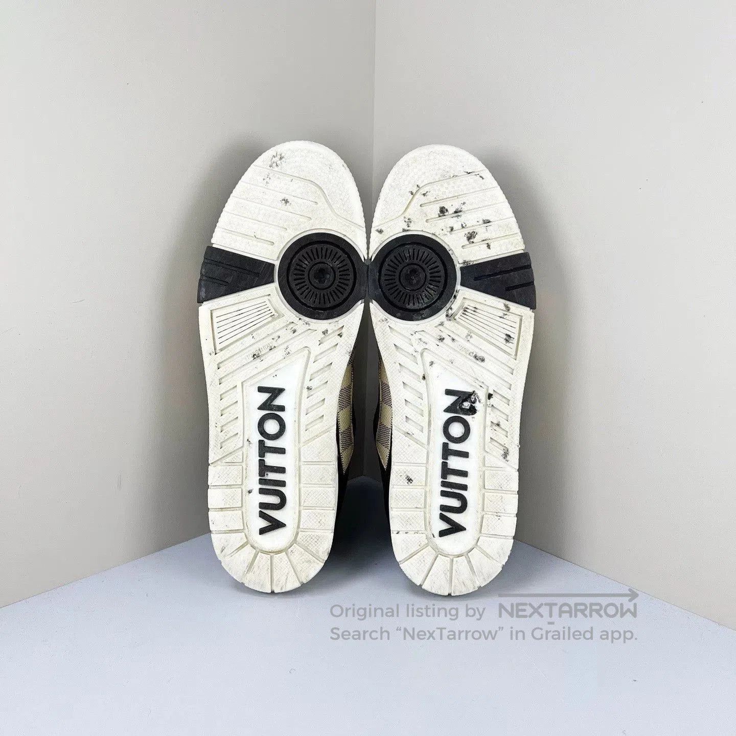 Louis Vuitton louis vuitton brown checkered trainer sneakers. Size US 8.5 / EU 41-42 - 5 Thumbnail