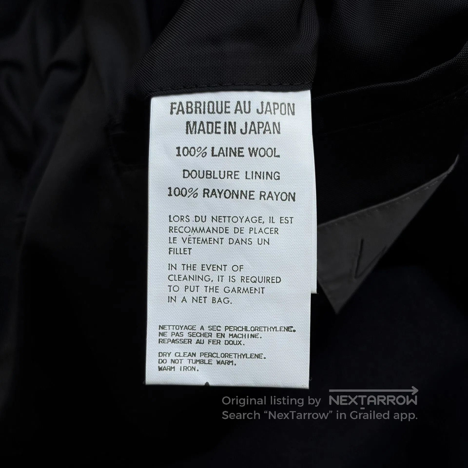 Yohji Yamamoto Yohji Yamamoto Black Wool Suit Jacket. Size US S / EU 44-46 / 1 - 8 Thumbnail