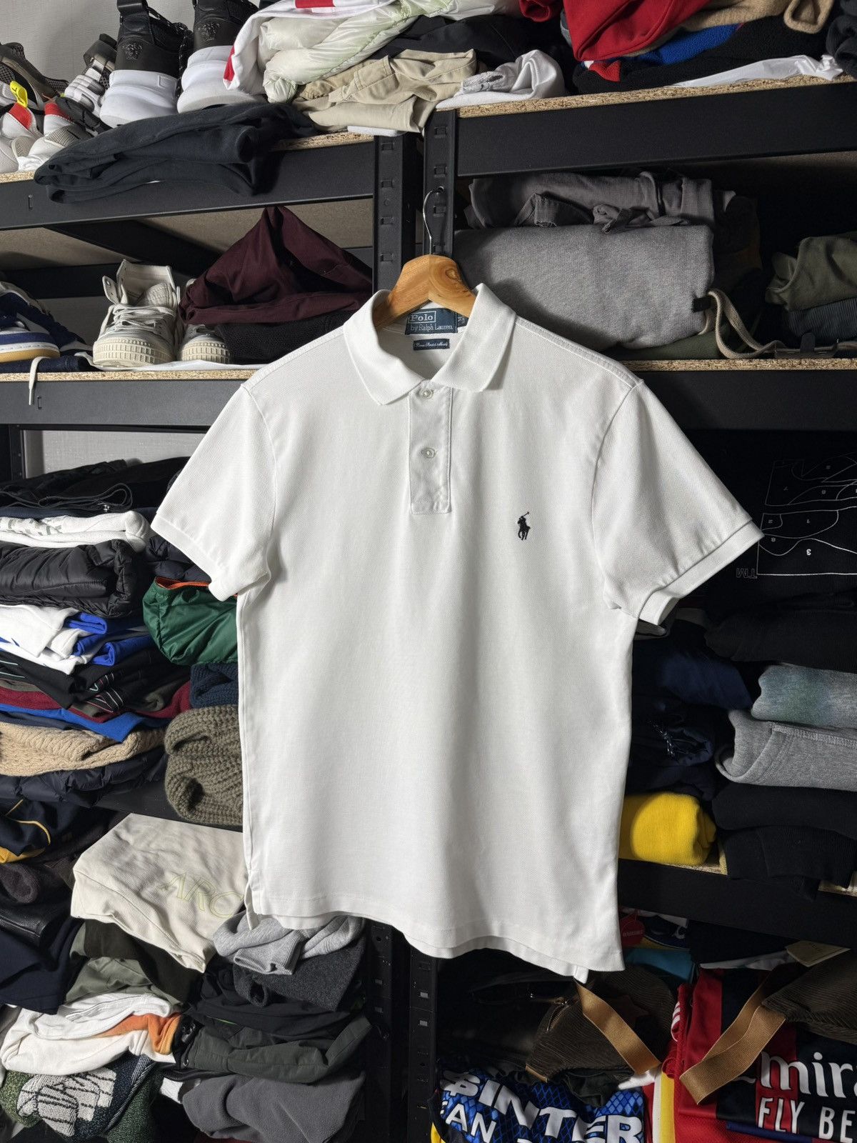 Polo Ralph Lauren Polo Ralph Lauren White Polo Shirt Vintage Pima Cotton M Size US M / EU 48-50 / 2 - 1 Thumbnail