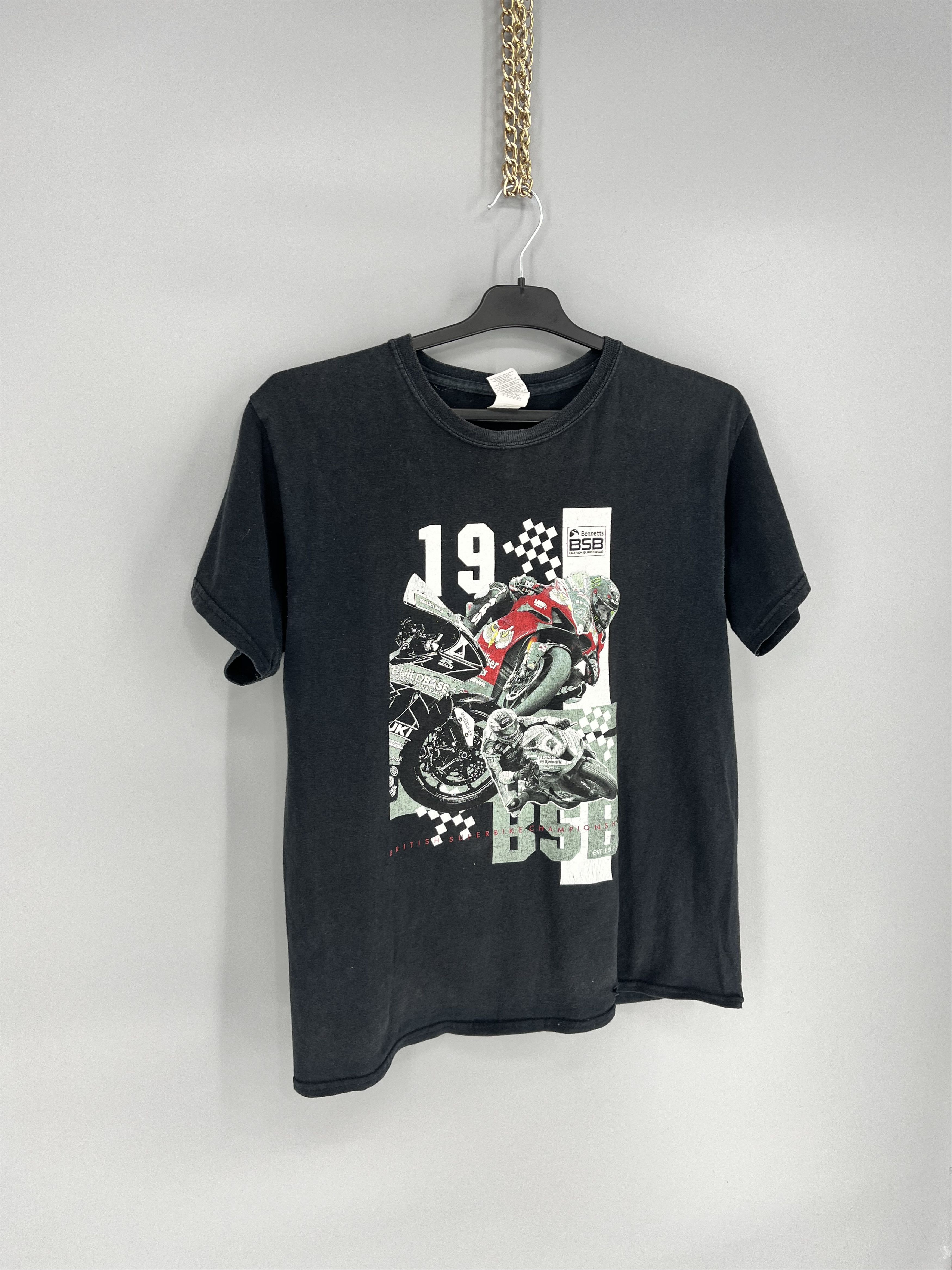 Vintage Vintage BSB British Superbike Faded T-Shirt Y2k Suzuki M617 Size US XL / EU 56 / 4 - 2 Thumbnail