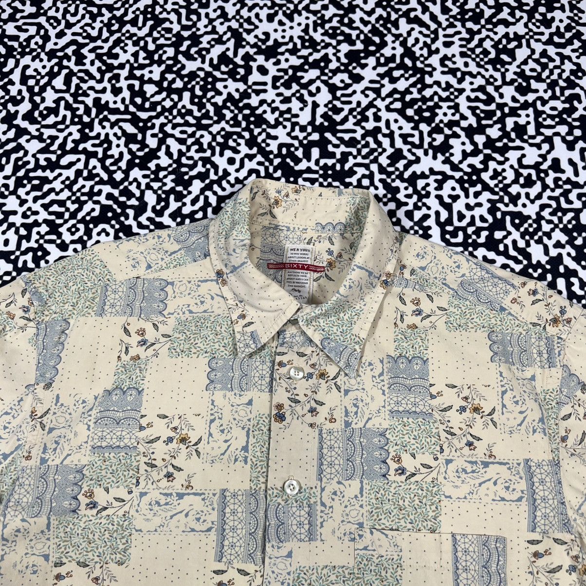 Sixty Vintage Y2K Miss Sixty Hawaiian Kapital Style Abstract Shirt Size US XL / EU 56 / 4 - 7 Thumbnail