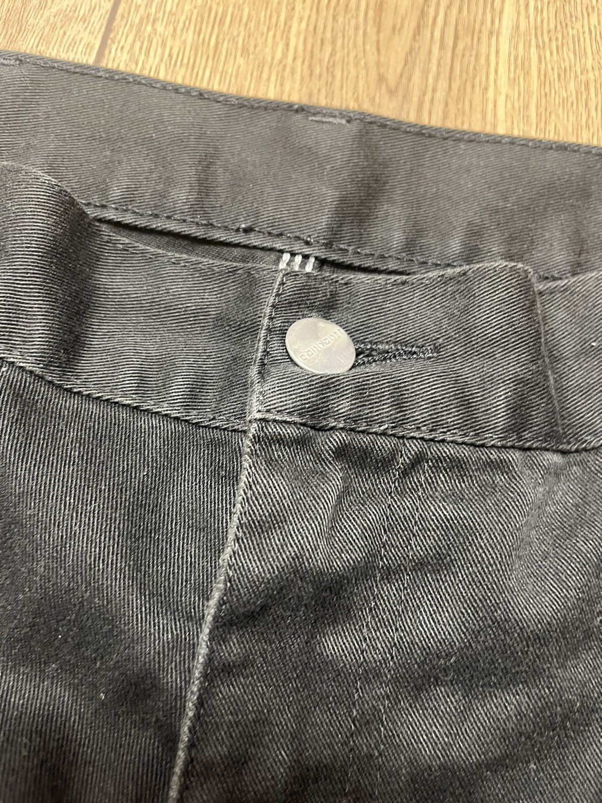 Carhartt × Vintage Vintage 90s Carhartt Workwear Black Simple Pants Trousers Size US 30 / EU 46 - 6 Thumbnail