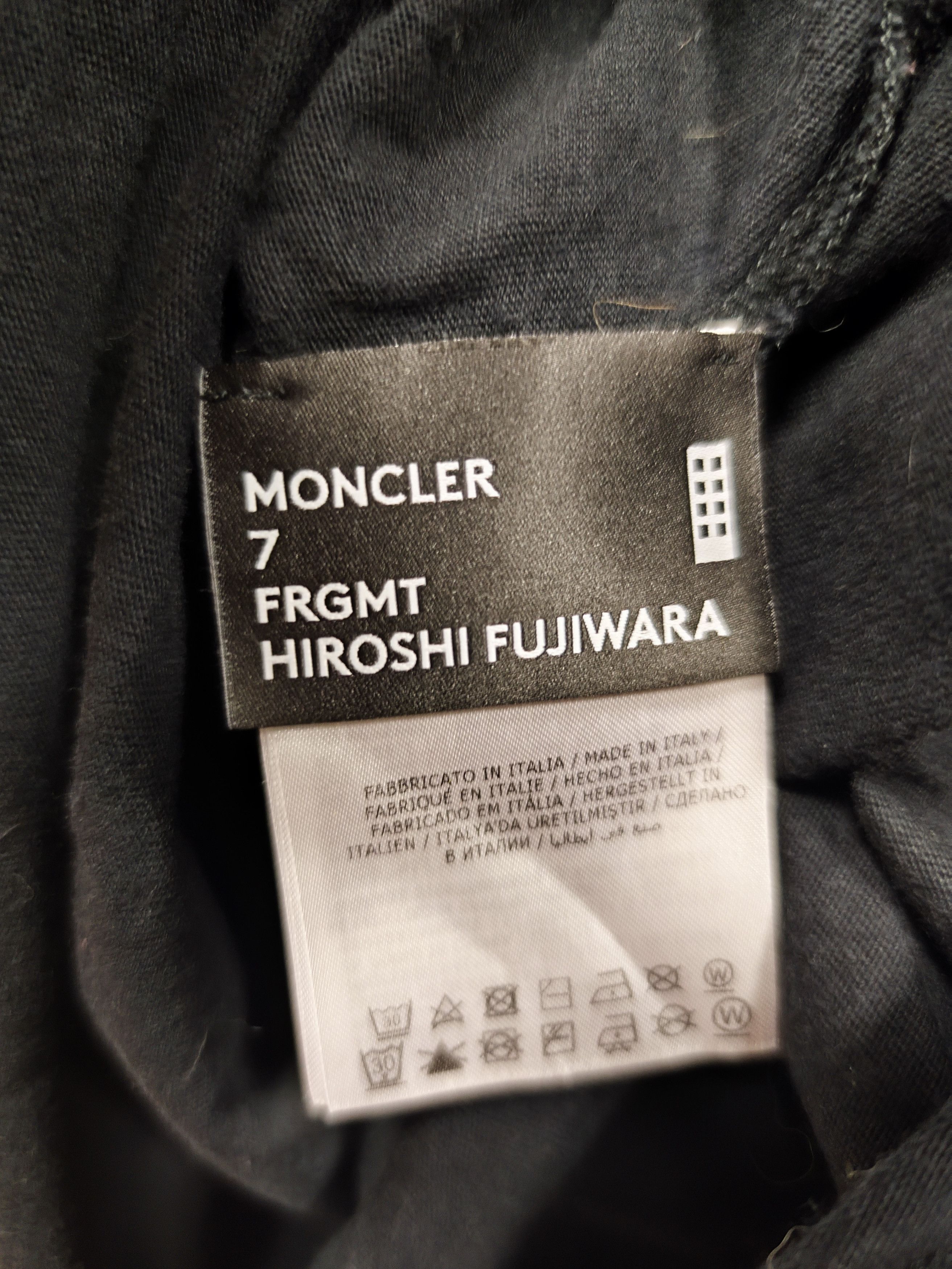 Fragment Design × Lewis Leathers × Moncler Moncler x Fragment tee Size US M / EU 48-50 / 2 - 9 Thumbnail