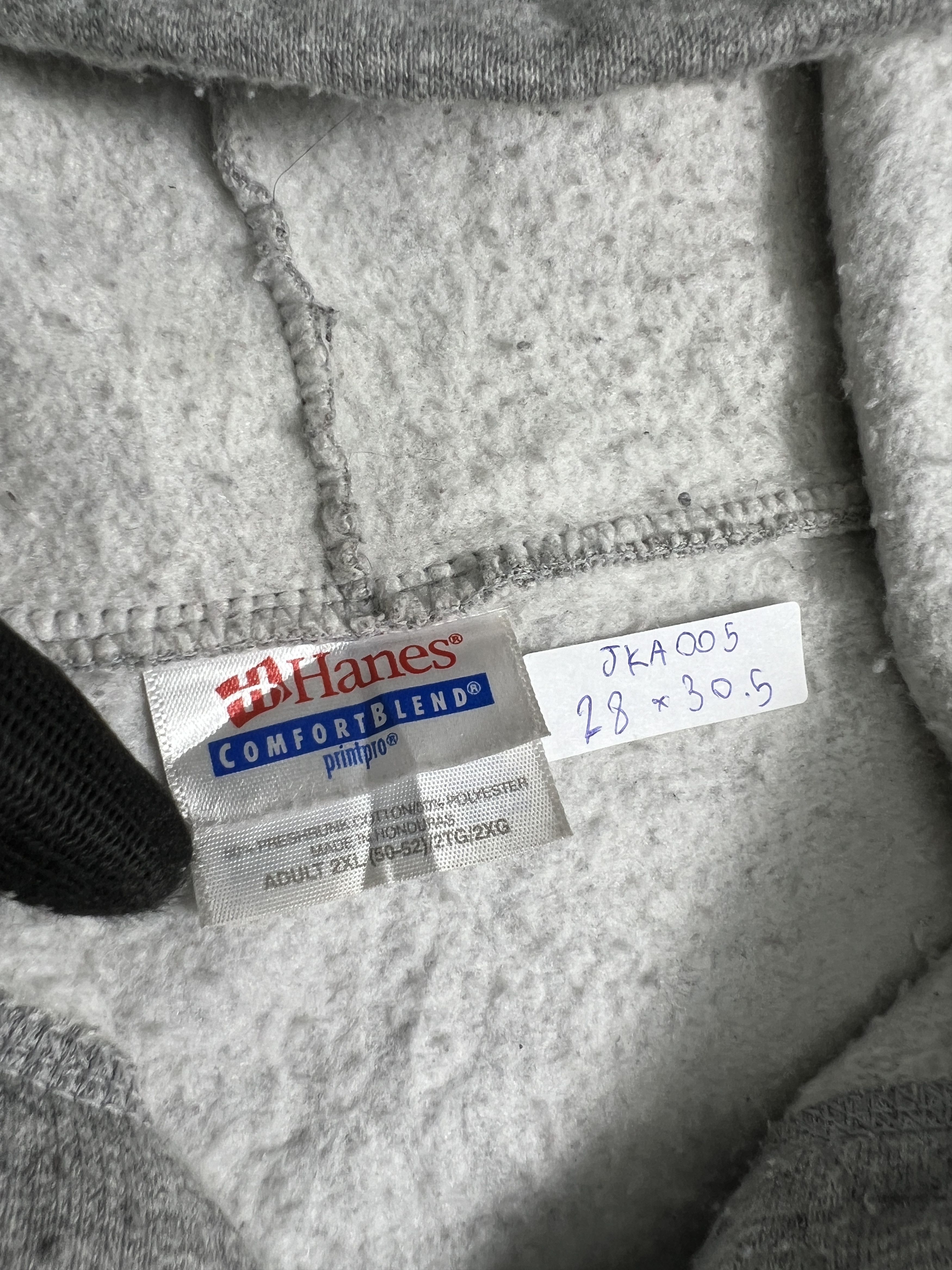 Hanes Vintage Hanes Blank Full Zip Hoodie (XXL) JKA005 Size US XXL / EU 58 / 5 - 2 Thumbnail
