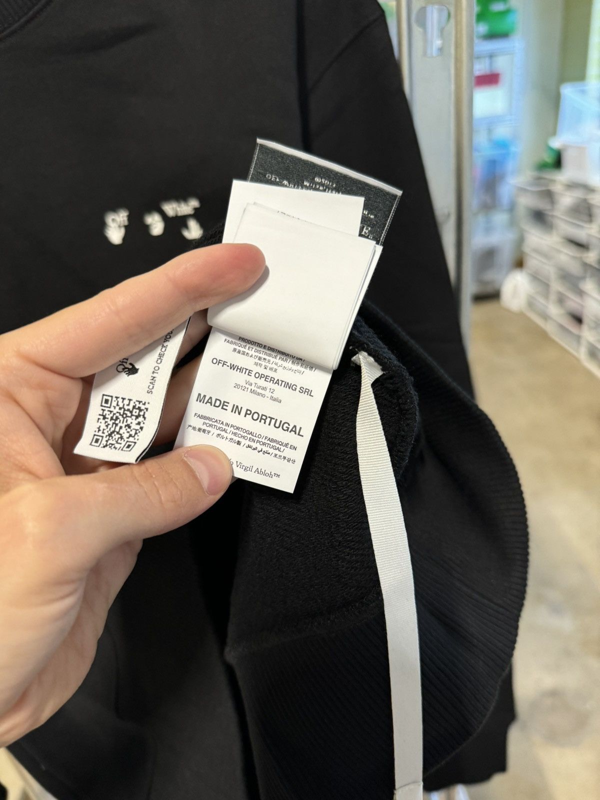 Off-White Off-White Logo Sweatshirt NEW 650$ Size US M / EU 48-50 / 2 - 6 Thumbnail