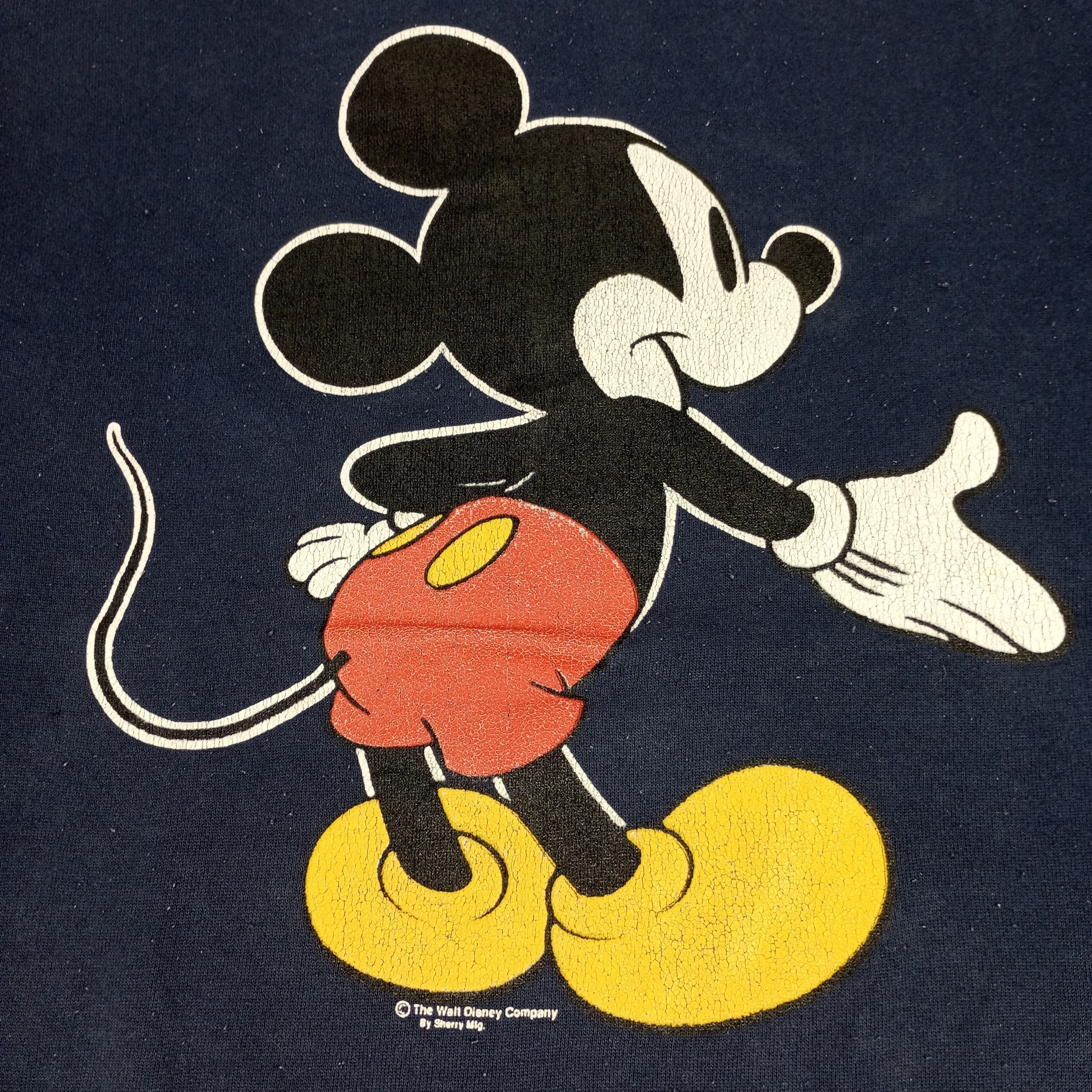Disney × Mickey Mouse × Vintage Mickey Mouse California Distressed Disney Sweatshirt Size US L / EU 52-54 / 3 - 4 Thumbnail