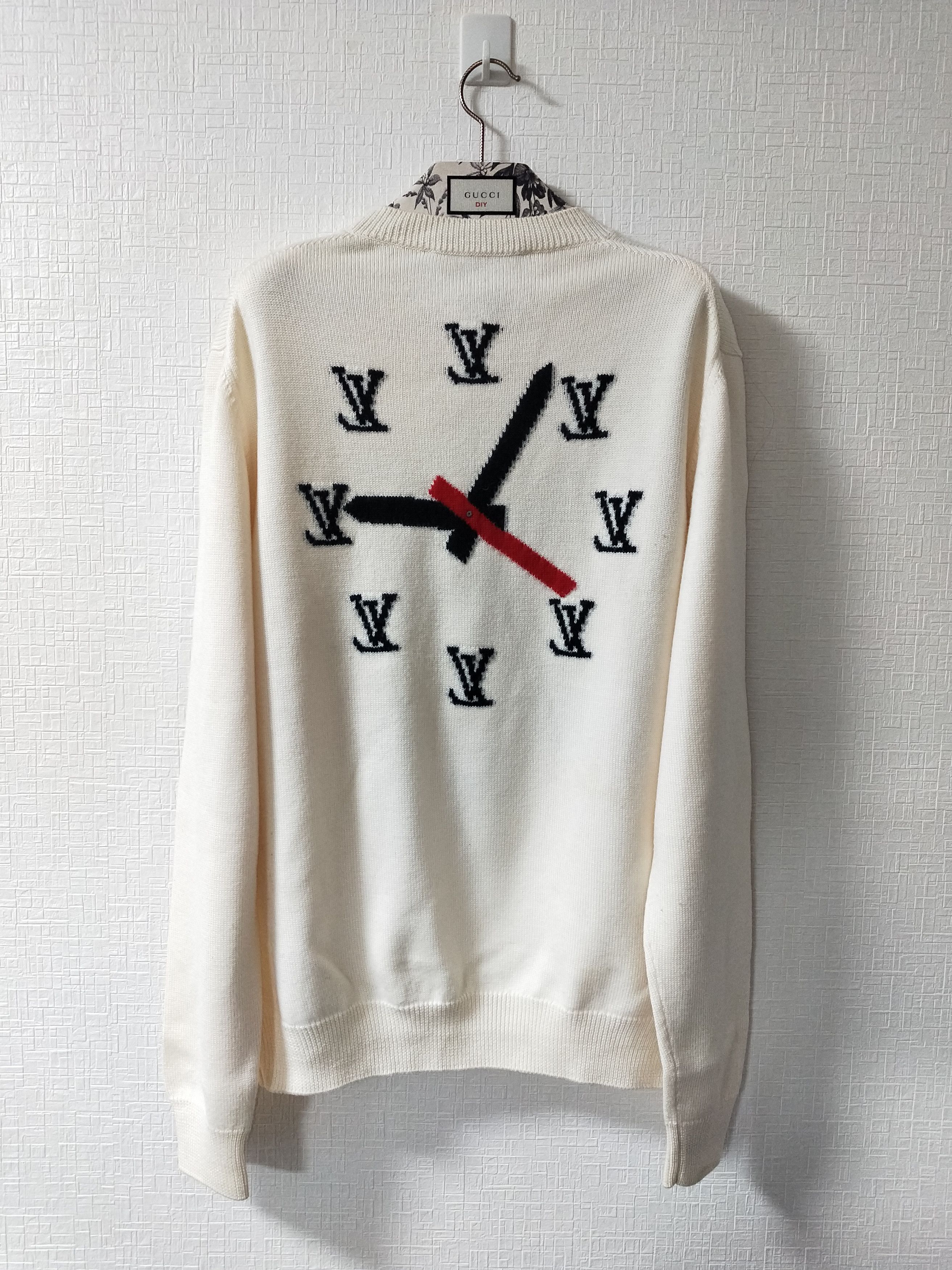 Louis Vuitton Wool Intarsia Clock Sweater Size US L / EU 52-54 / 3 - 2 Thumbnail