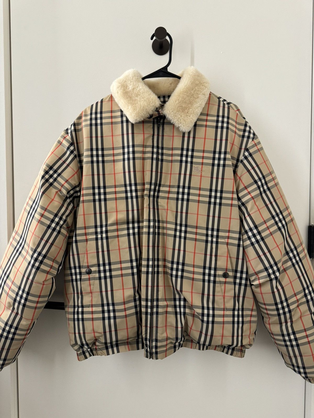 Supreme Burberry Puffer | Grailed
