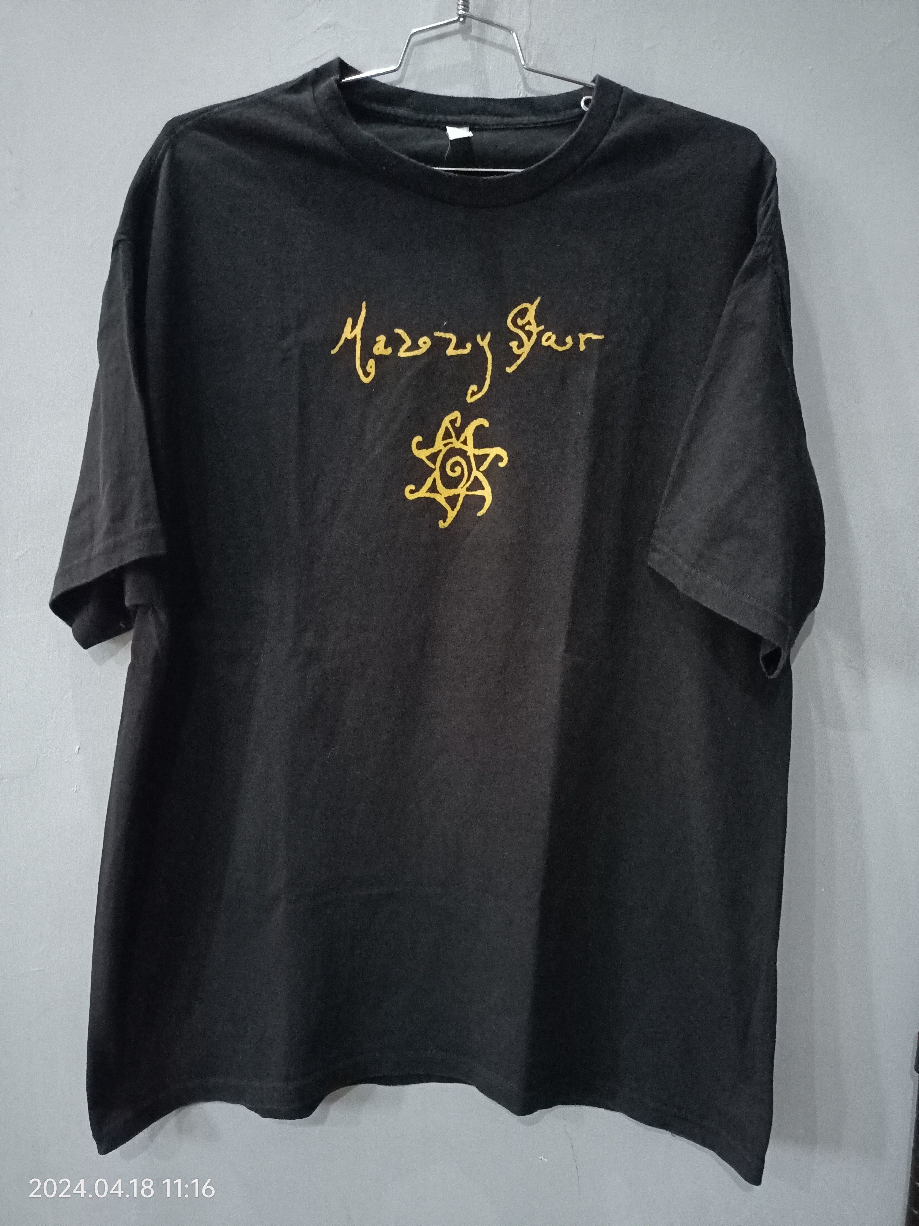 image of Vintage 2000 Mazzy Star Shirts Altenative Rock in Black, Men's (Size XL)