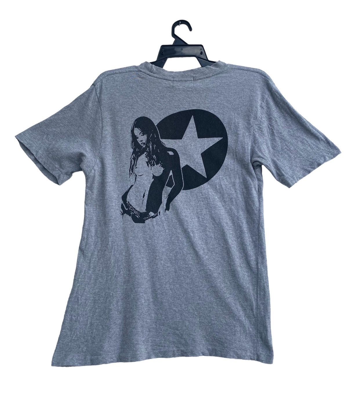 Hysteric Glamour × Vintage Vtg 90s Hysteric Glamour naked girl logo shirt Size US S / EU 44-46 / 1 - 1 Thumbnail