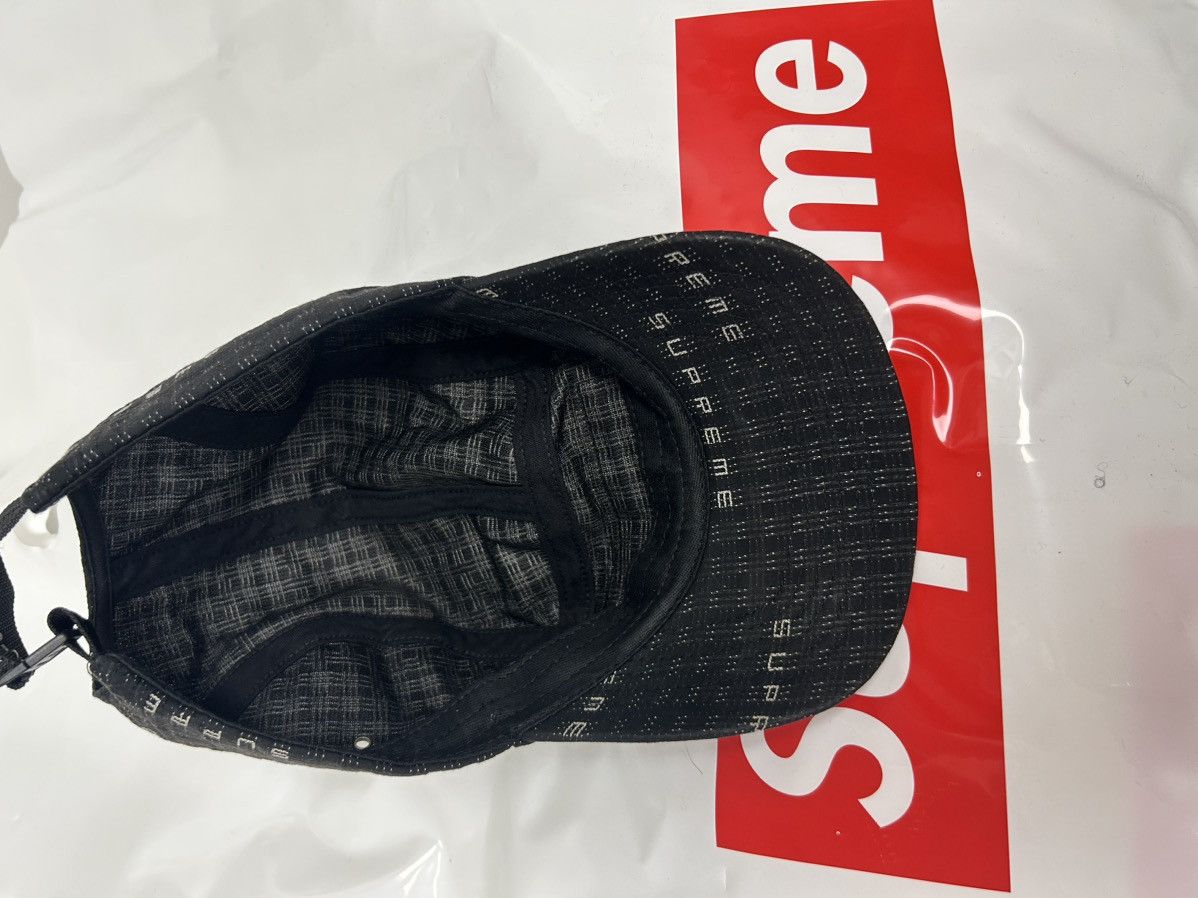 Supreme Supreme Stitch Jacquard Camp Cap Black Size ONE SIZE - 3 Thumbnail