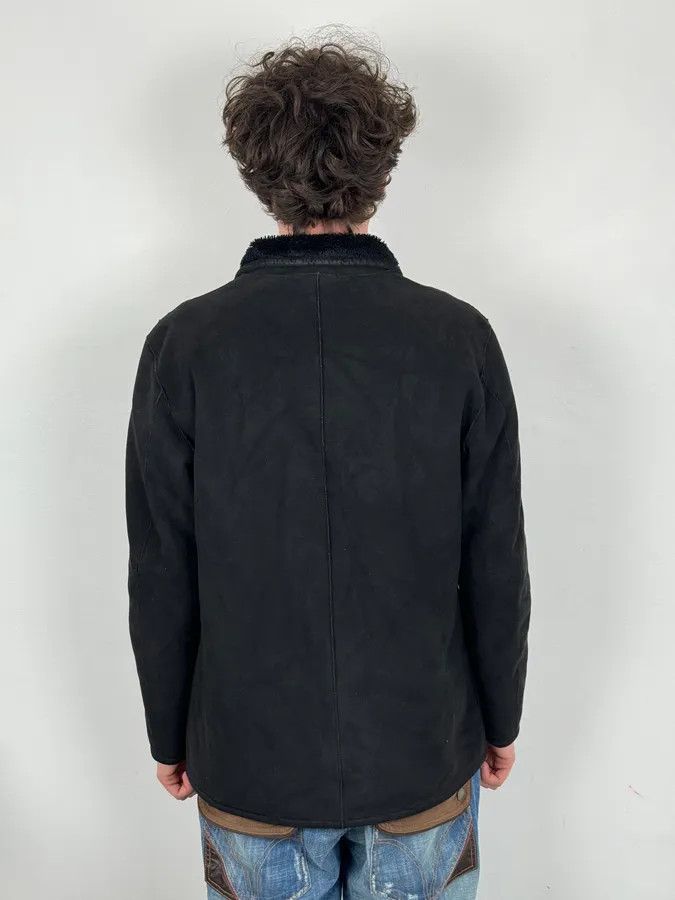 Armani Collezioni 2000s Armani Collezioni Black Faux Fur Coat Size US M / EU 48-50 / 2 - 3 Thumbnail