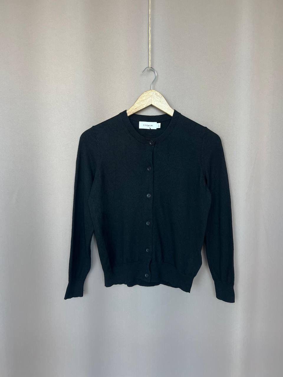 Coach Coach 1941 Knit Black Cardigan Womens Size XS Cotton Button Size XS / US 0-2 / IT 36-38 - 1 Thumbnail